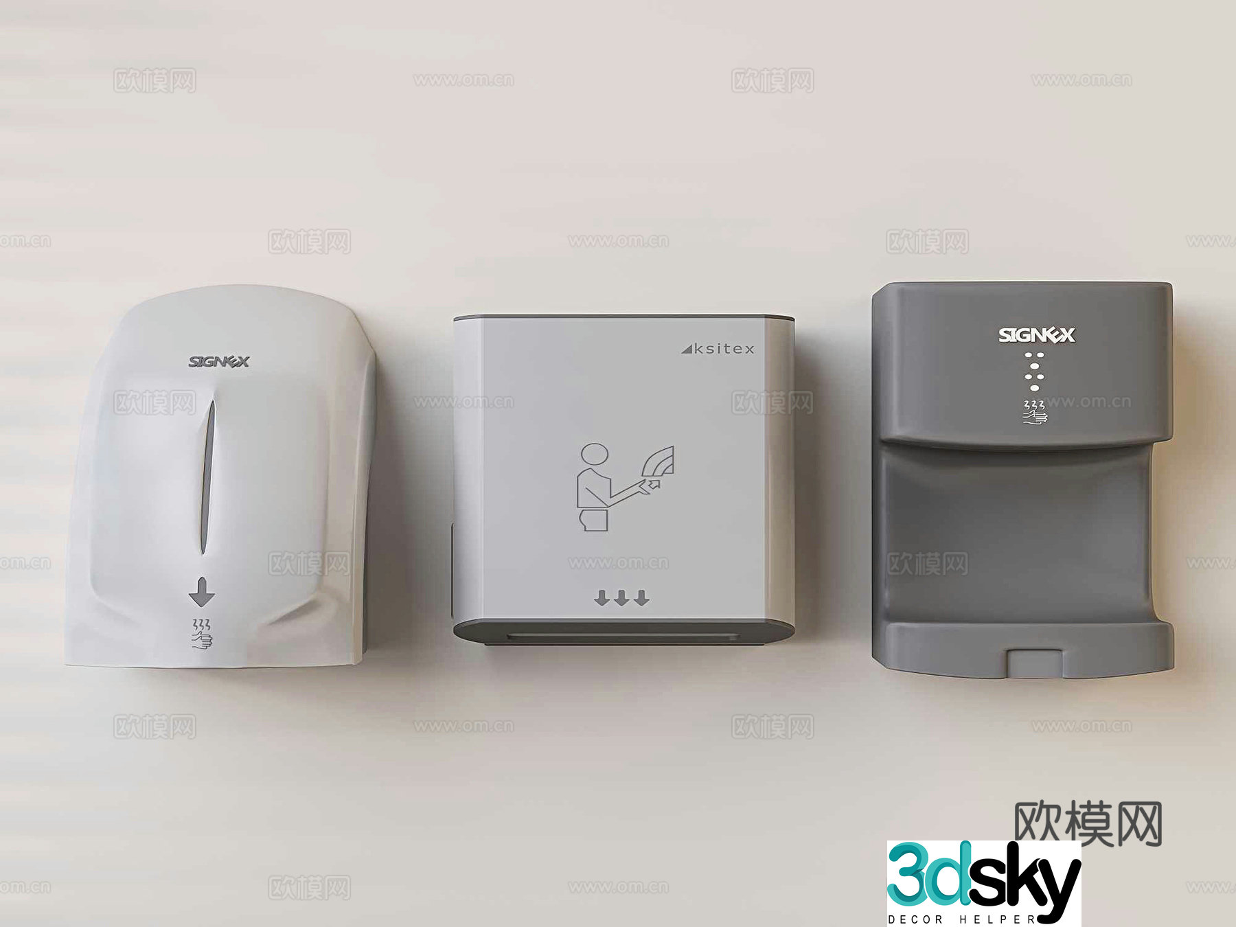 dryer hand dryer hand dryer 3d model