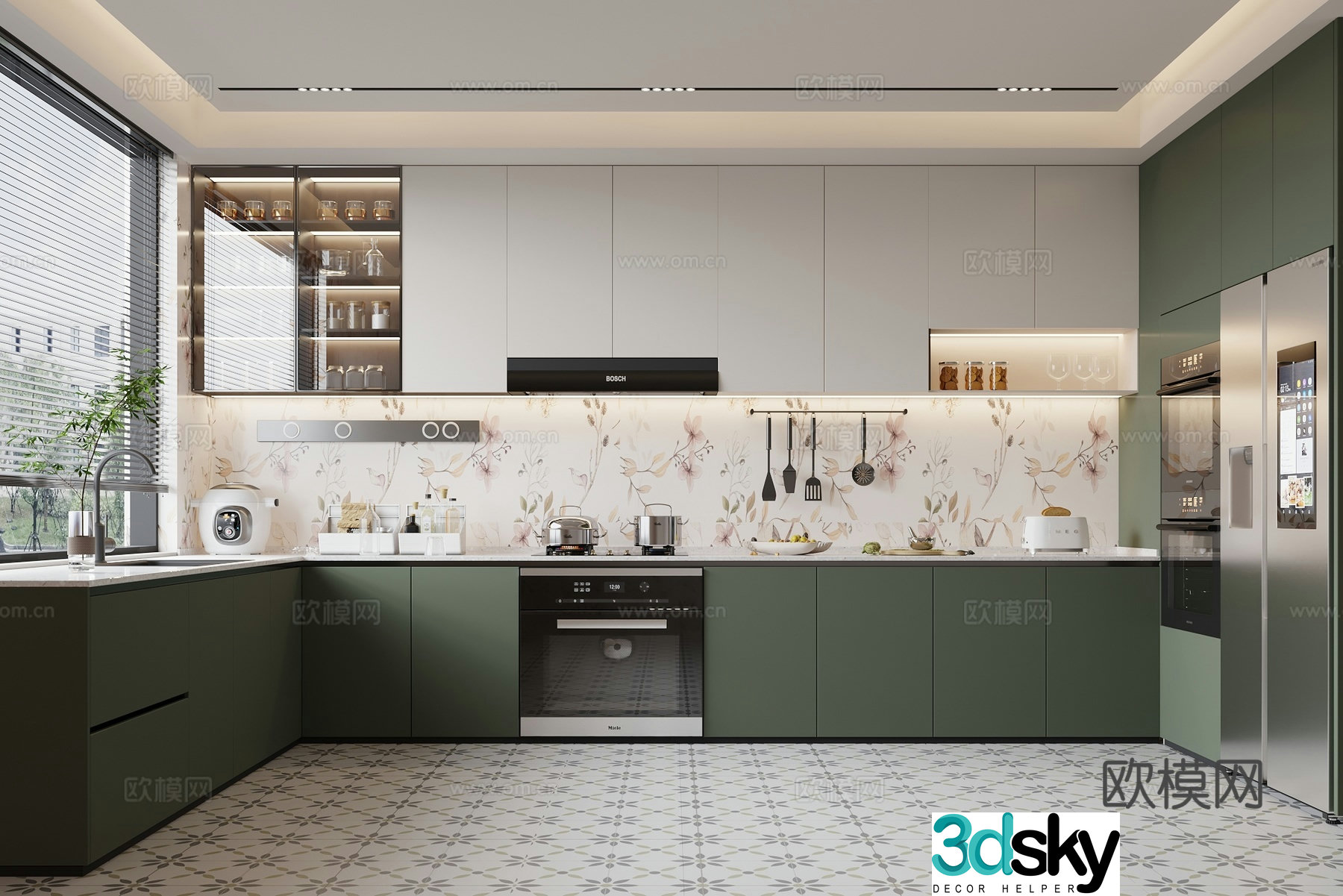 French kitchen 3d model