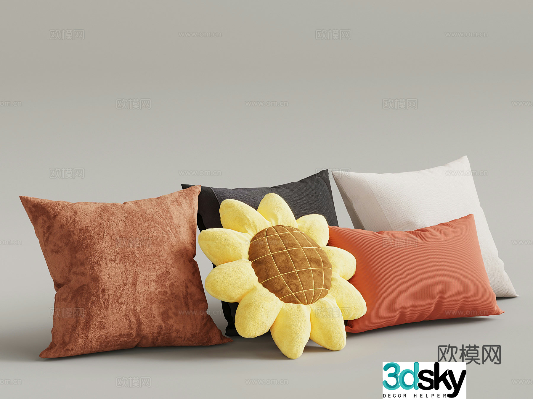 Modern pillow pillow 3d model