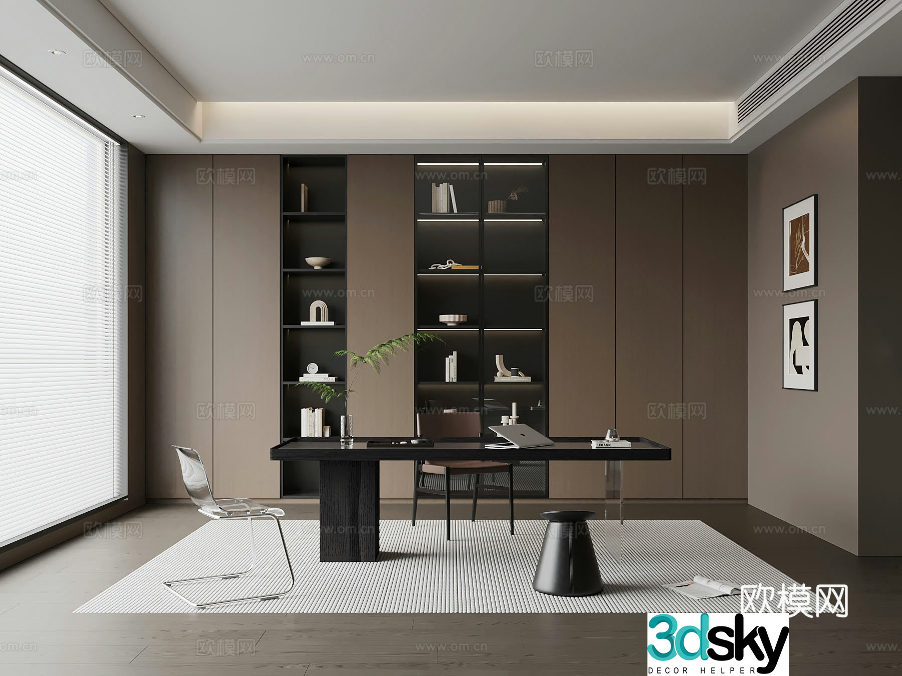 Italian study 3D model