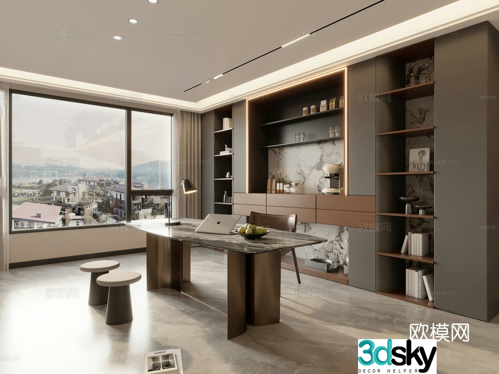 Italian study 3D model