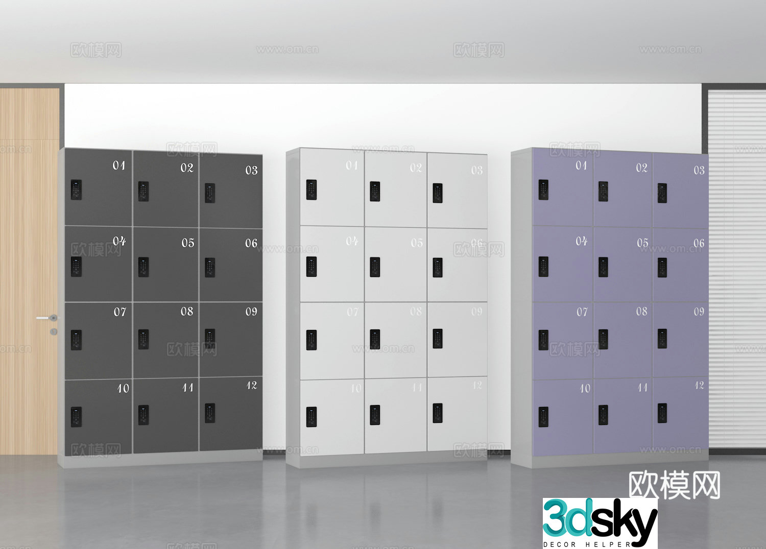 locker locker locker 3d model
