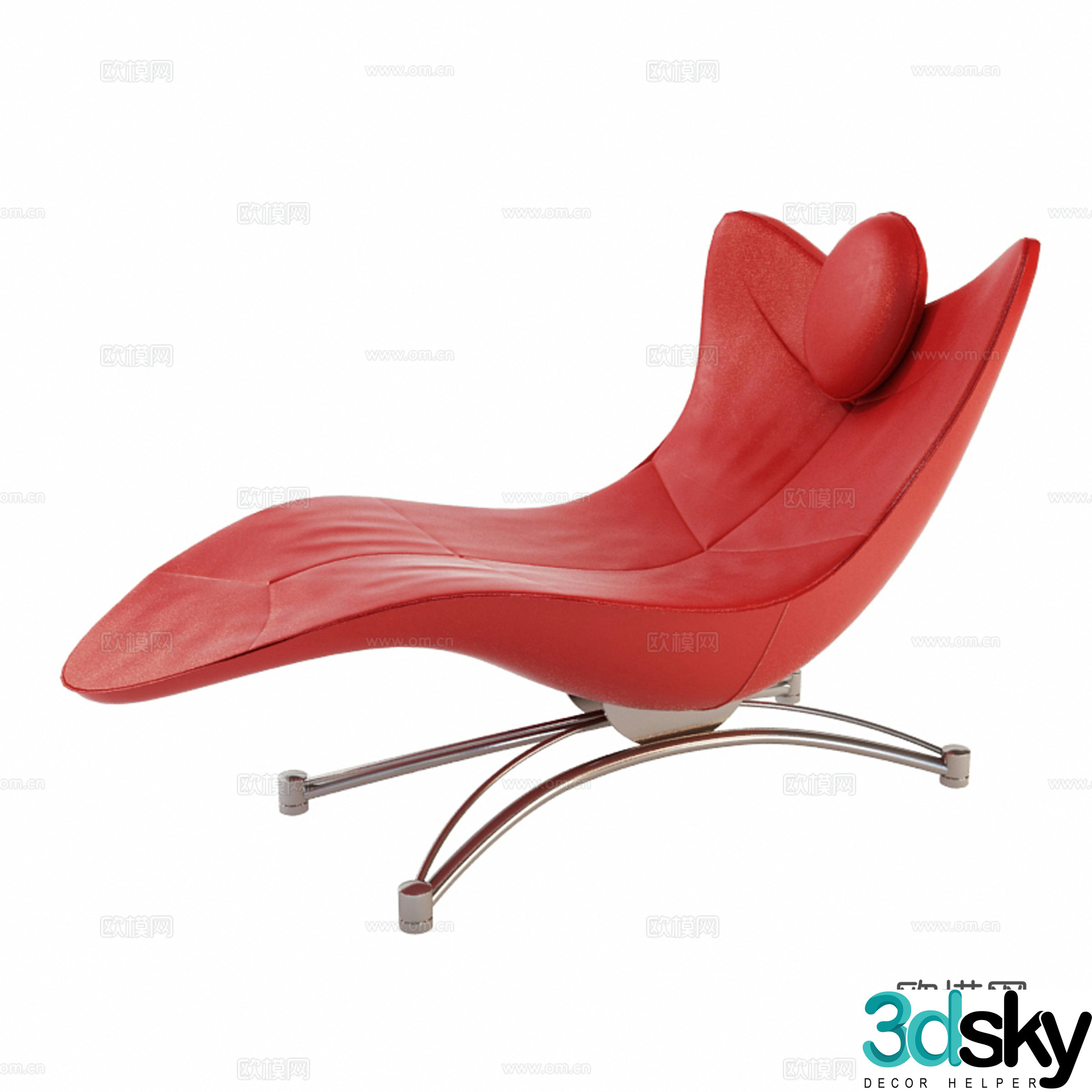 Creslow Deside lounge chair 3d model