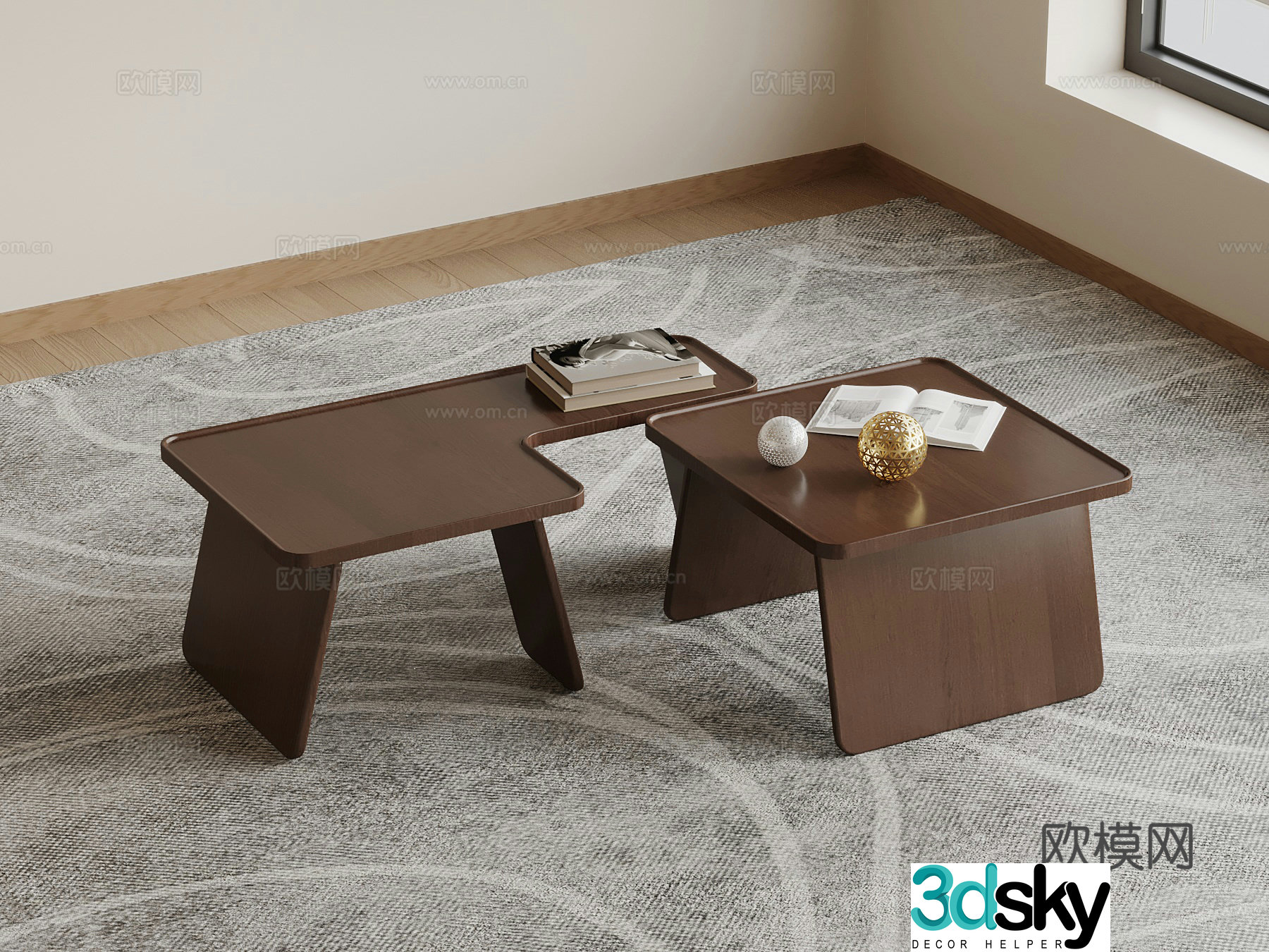 New Chinese style coffee table 3D model