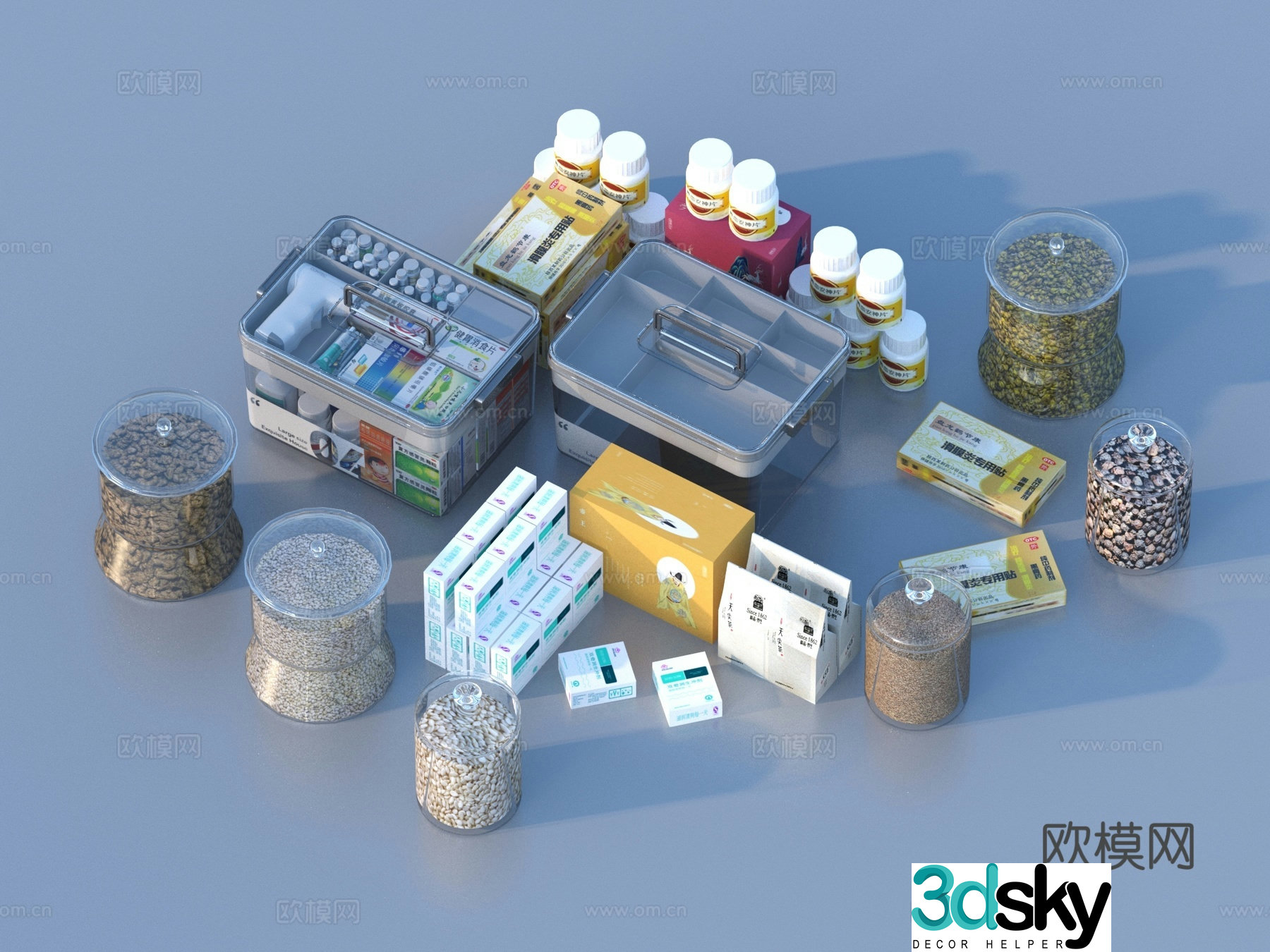 Medicine Medicine Box Medicine Medicine Potion Medical Supplies 3D Model