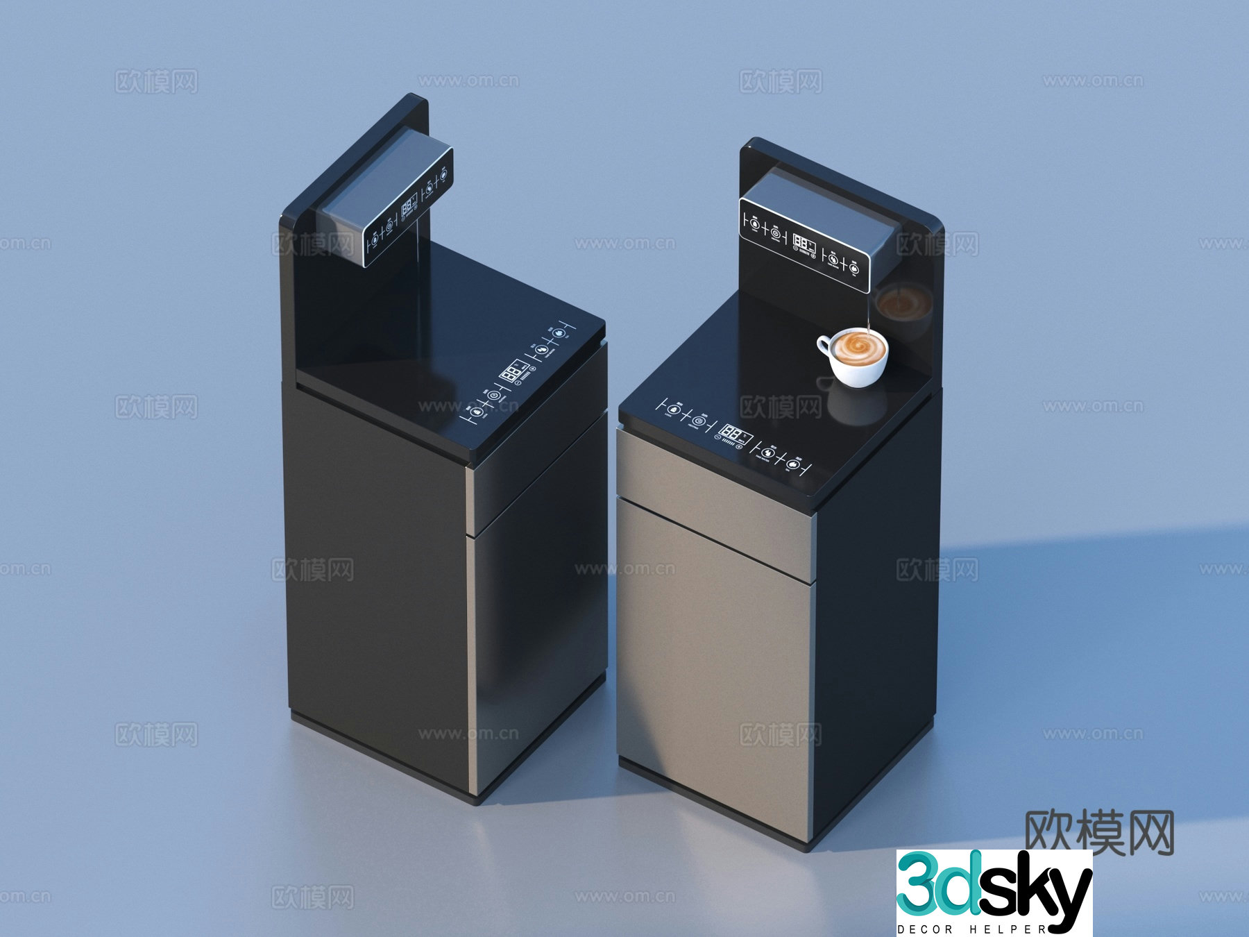 Coffee machine tea bar machine 3d model