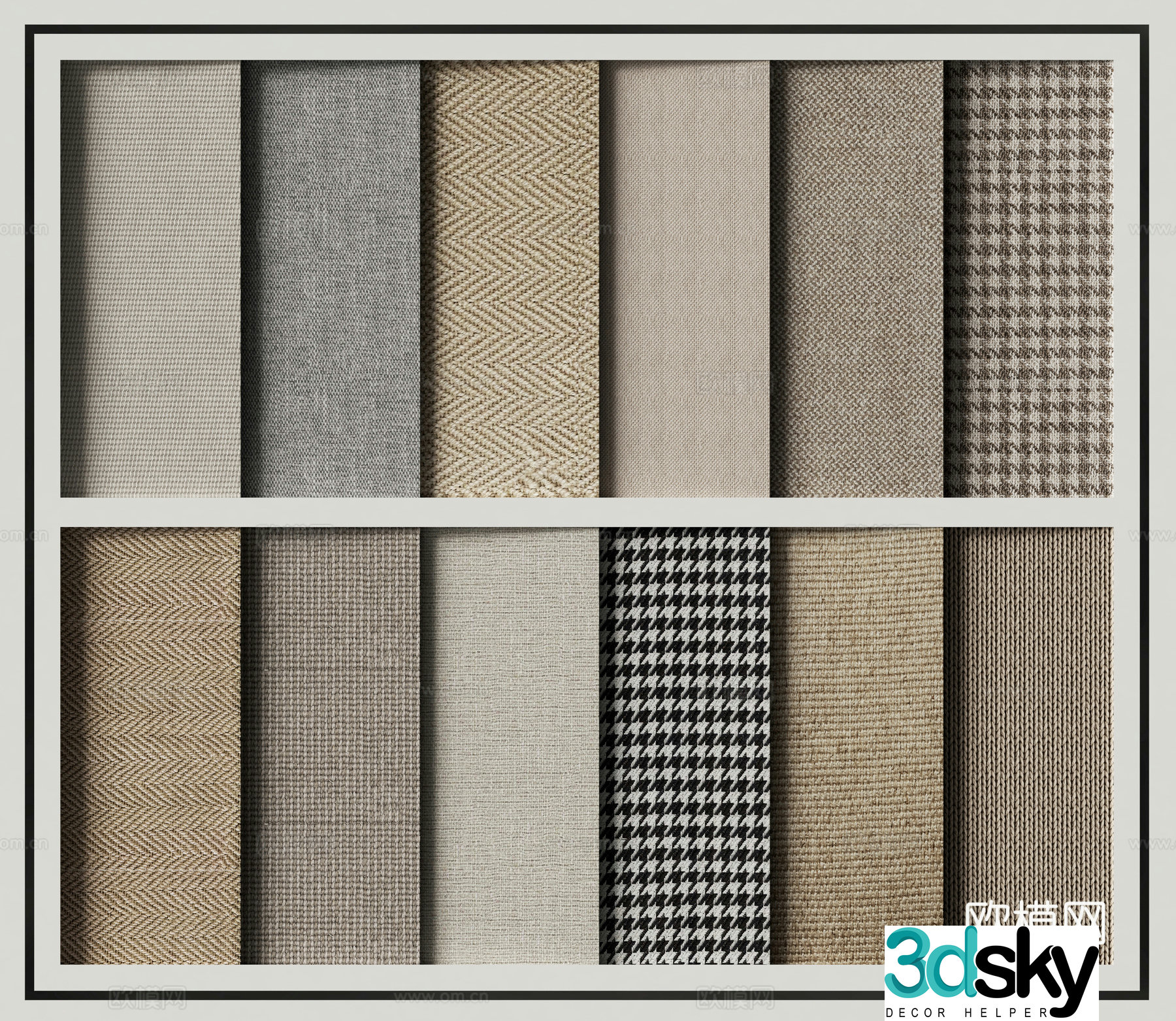 Modern cloth texture cloth 3d model