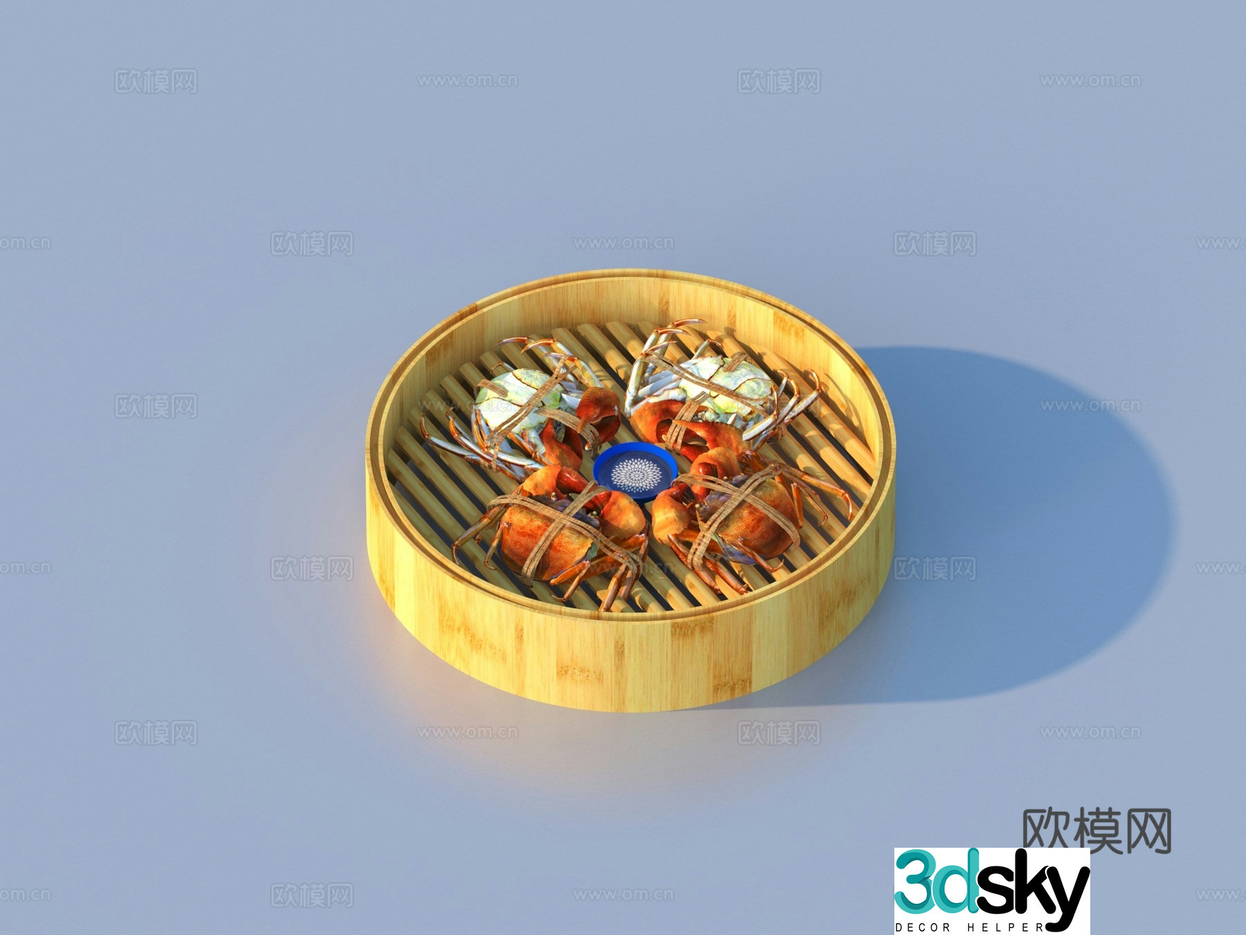 crab sea crab river crab hairy crab 3d model