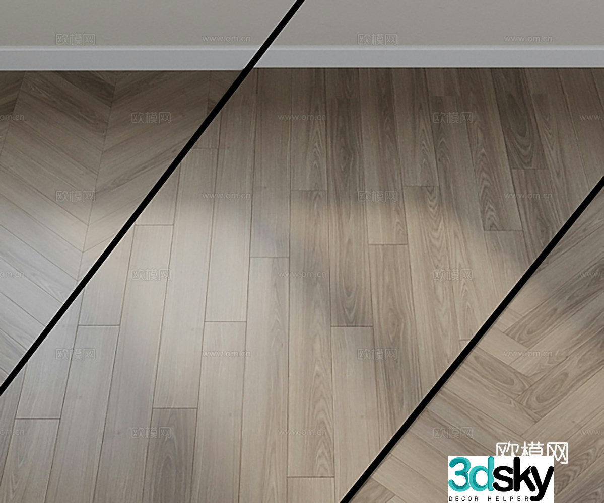 floor wooden floor 3d model