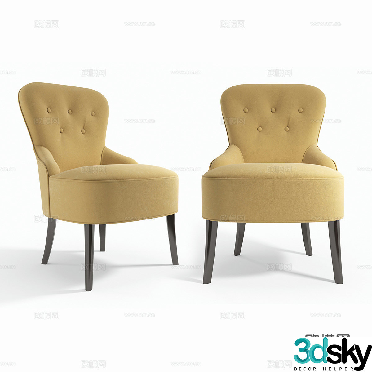 IKEA Remsta chair lounge chair 3d model