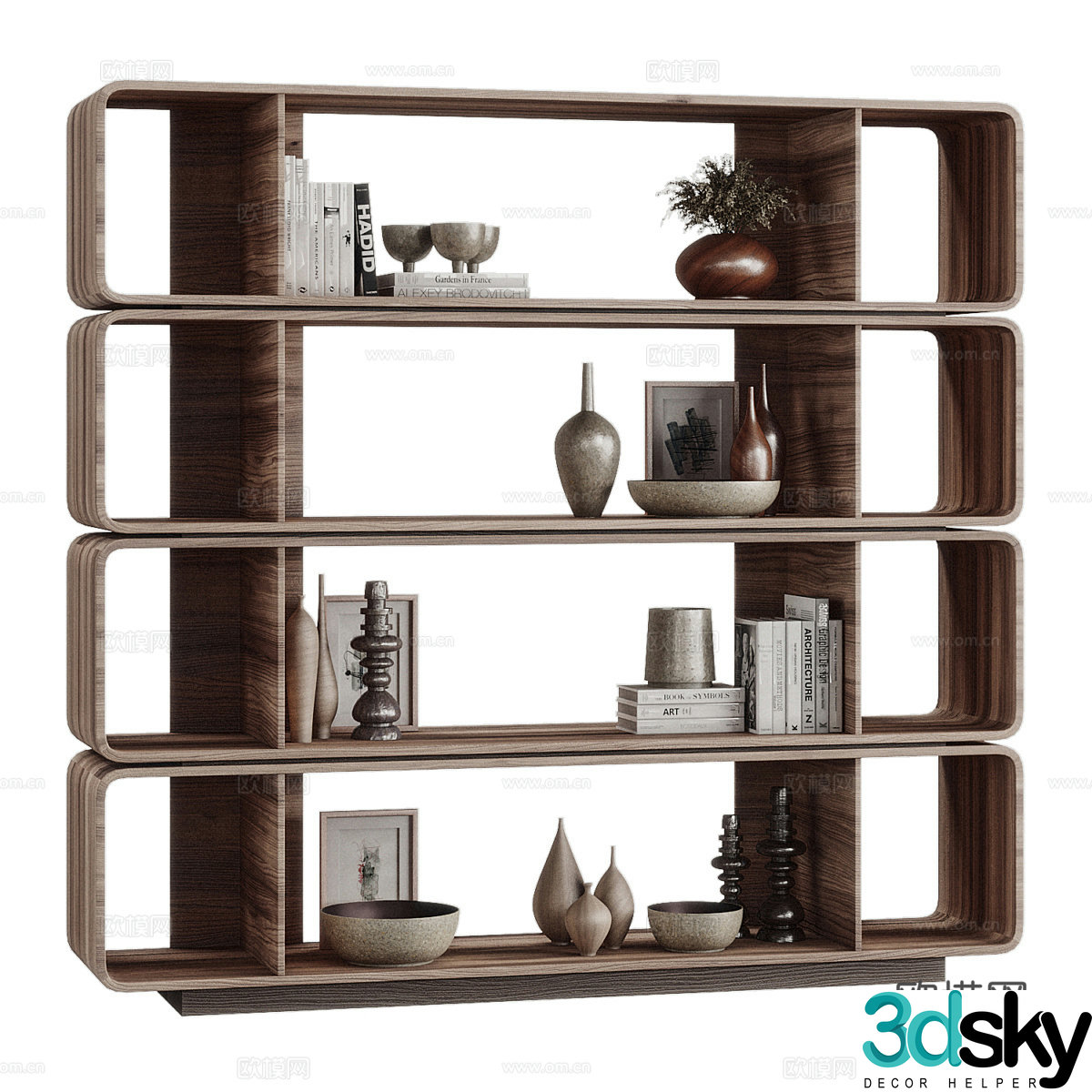 Modern decorative cabinet 3d model