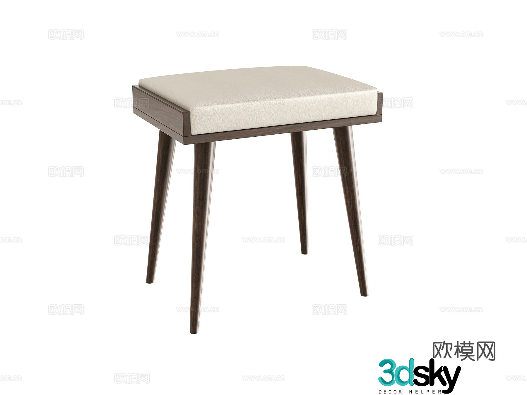 Stool makeup stool 3d model