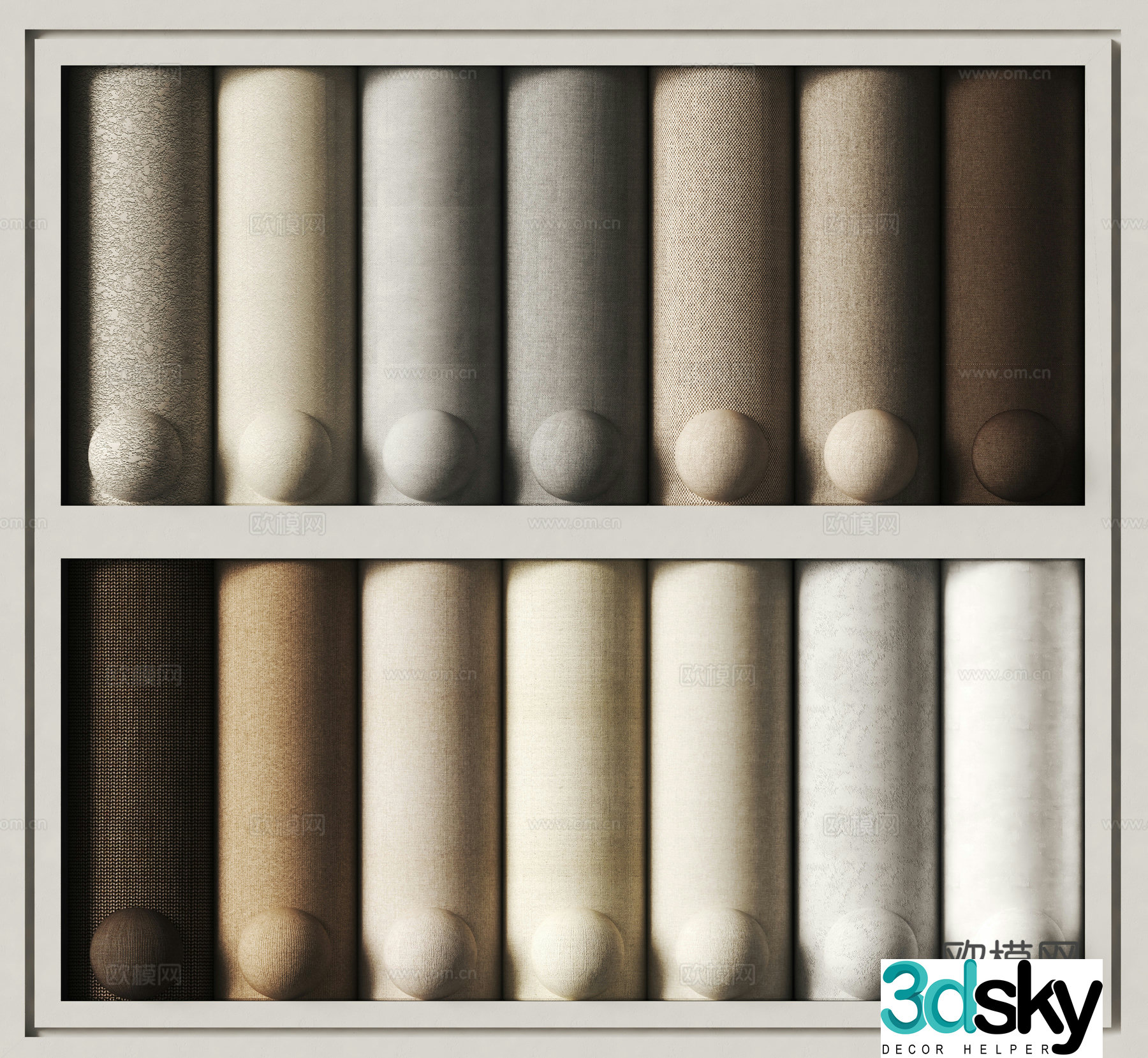 Modern cloth texture cloth 3d model