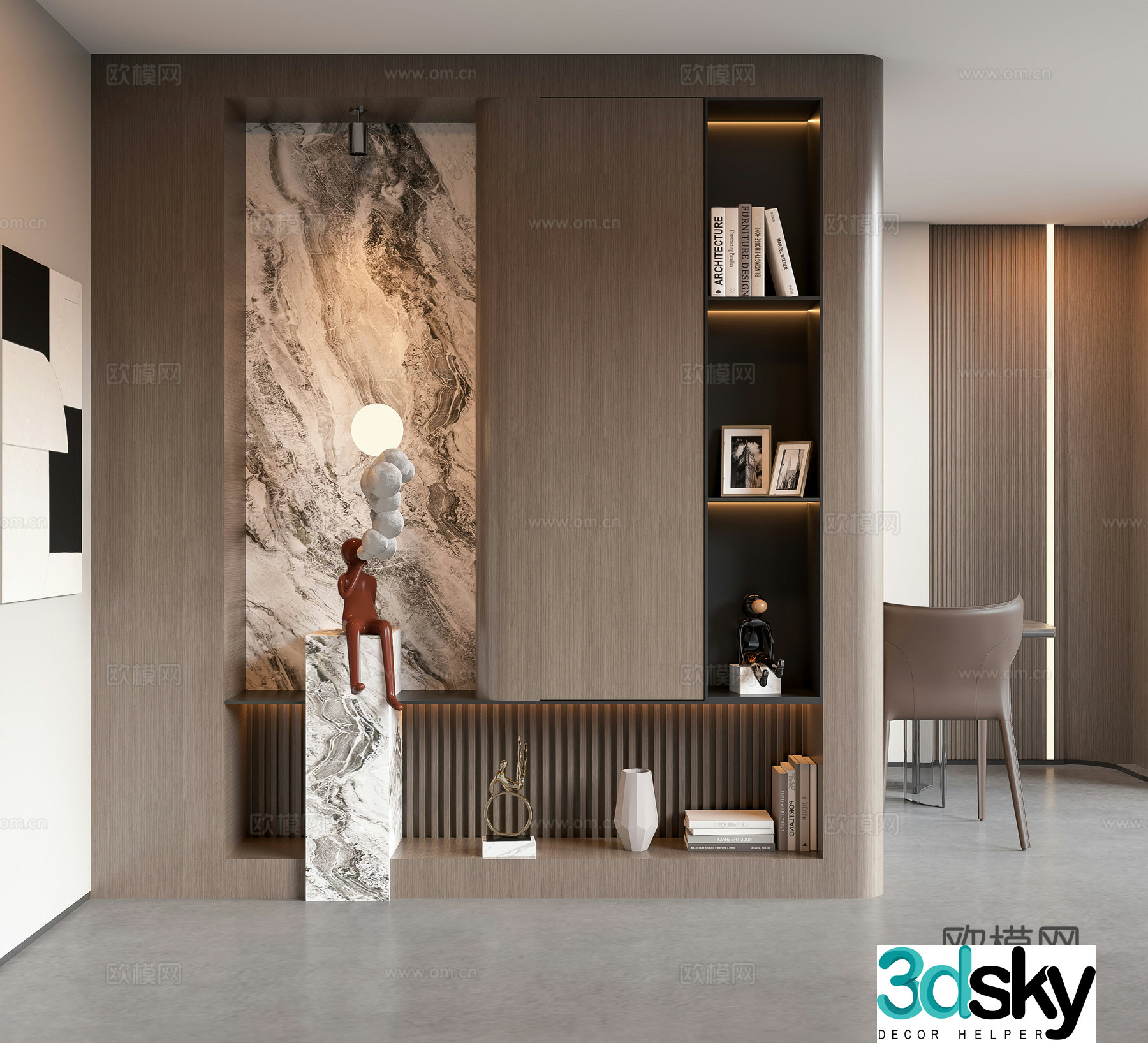 Italian style entrance hall 3D model
