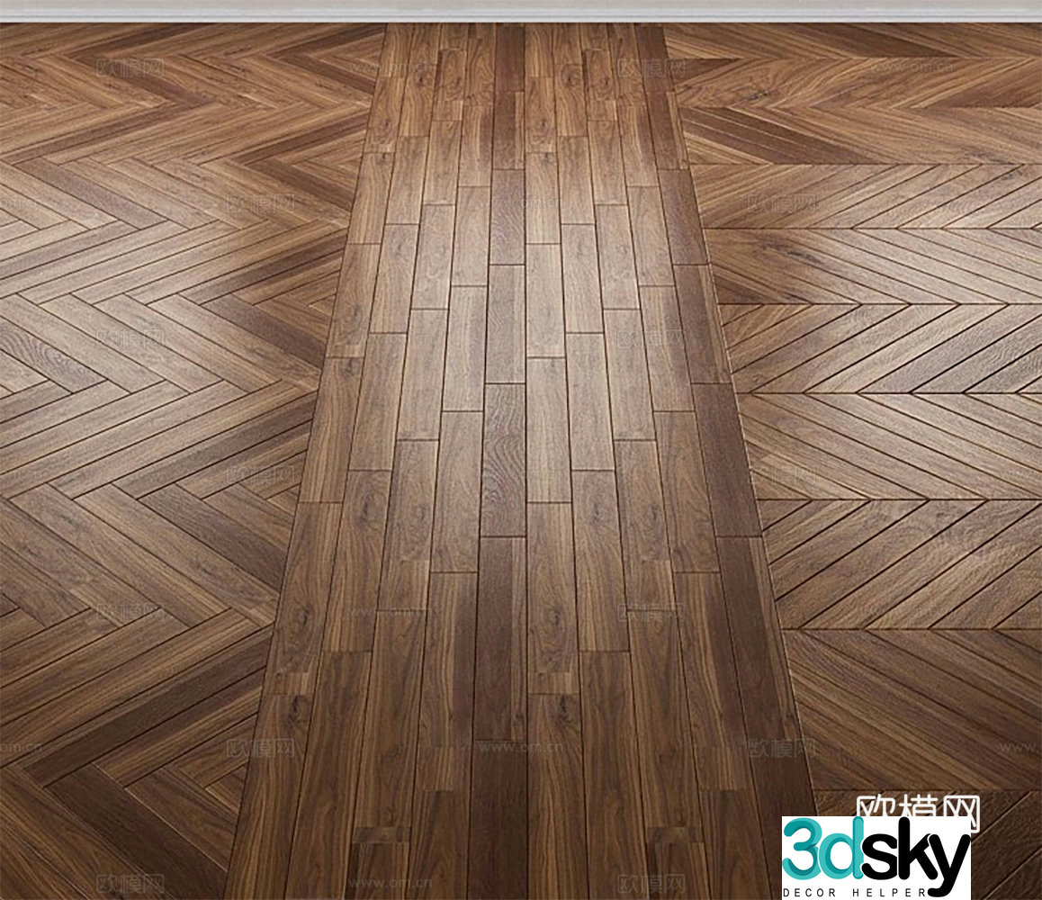 floor wooden floor 3d model