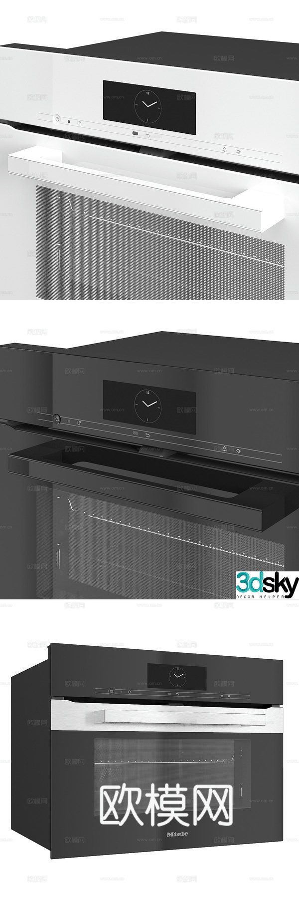 microwave oven 3d model