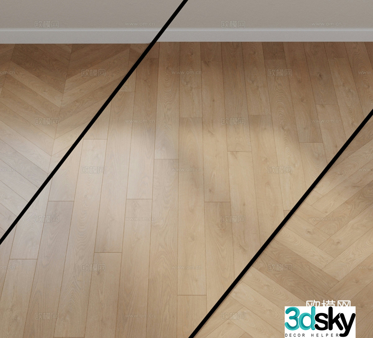 floor wooden floor 3d model