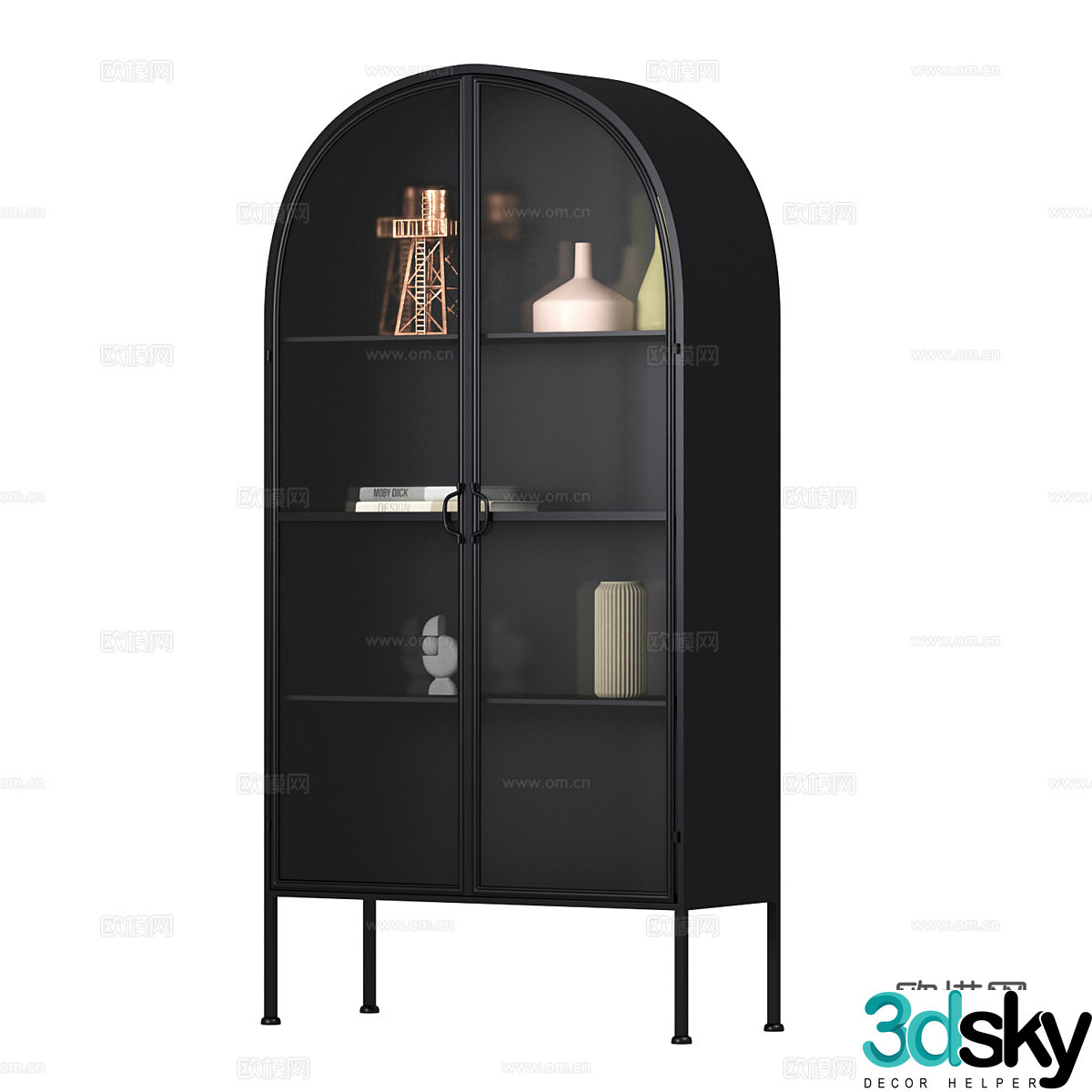 Modern decorative cabinet 3d model