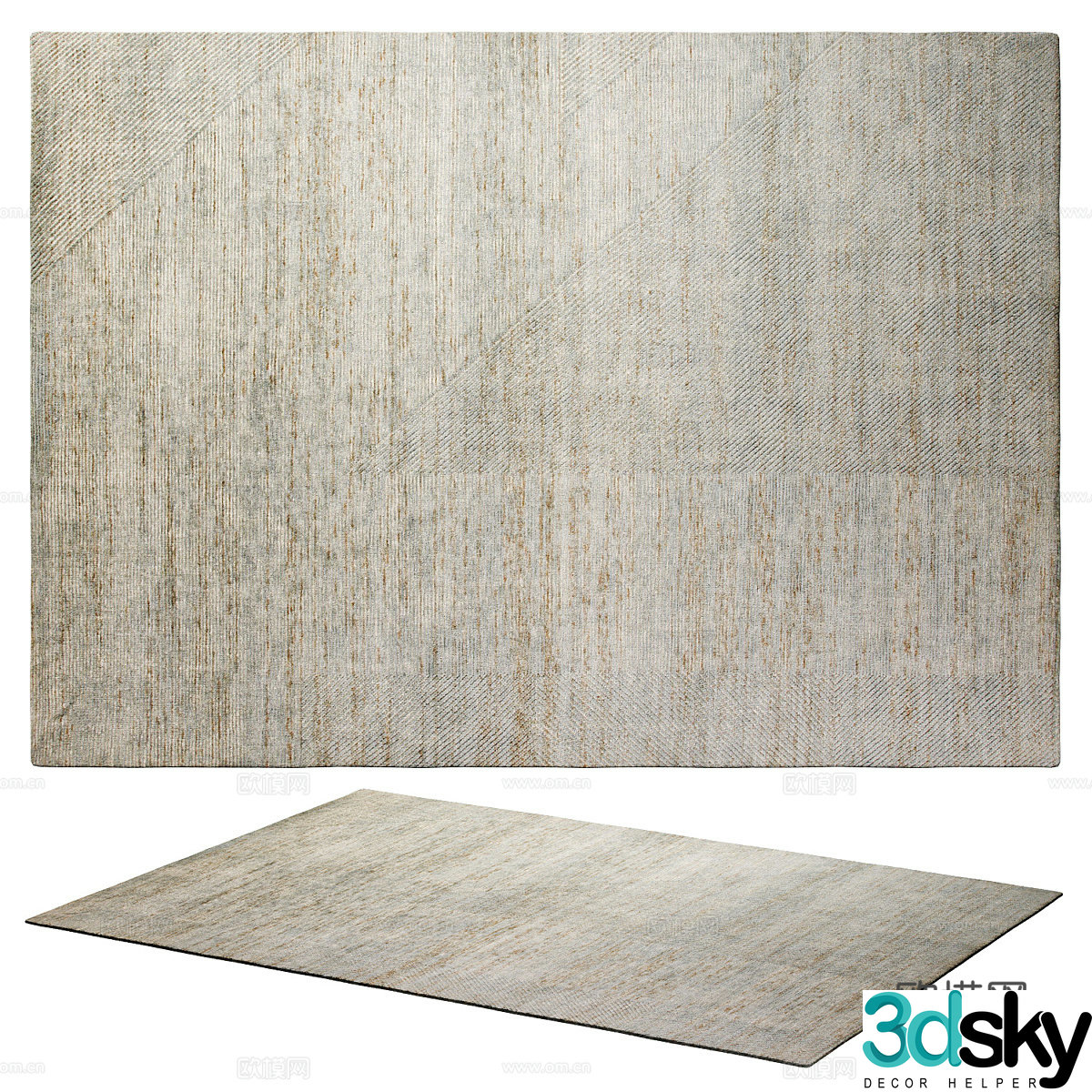 Modern carpet 3d model