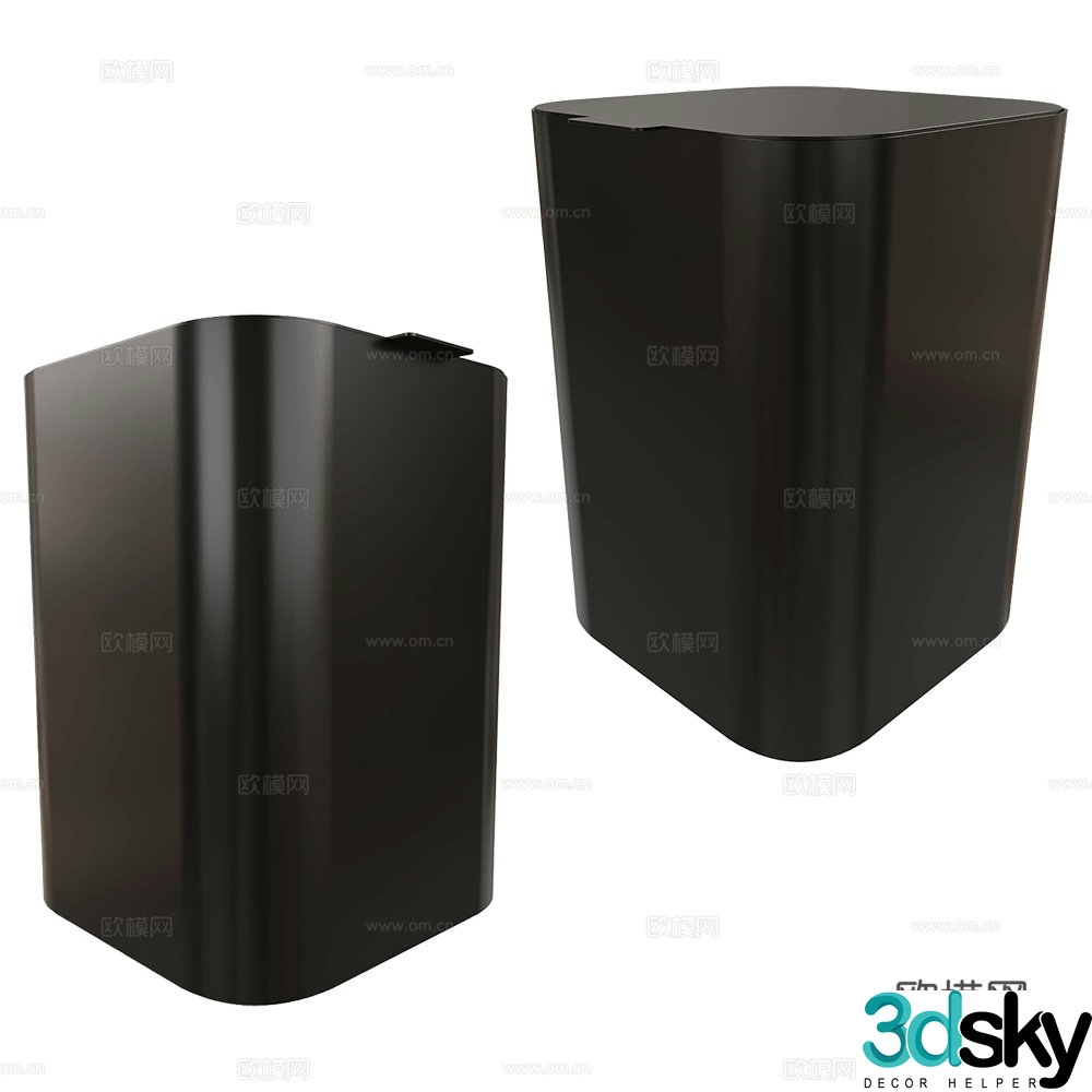 Systemtronic Trash Can Trash Can 3d model
