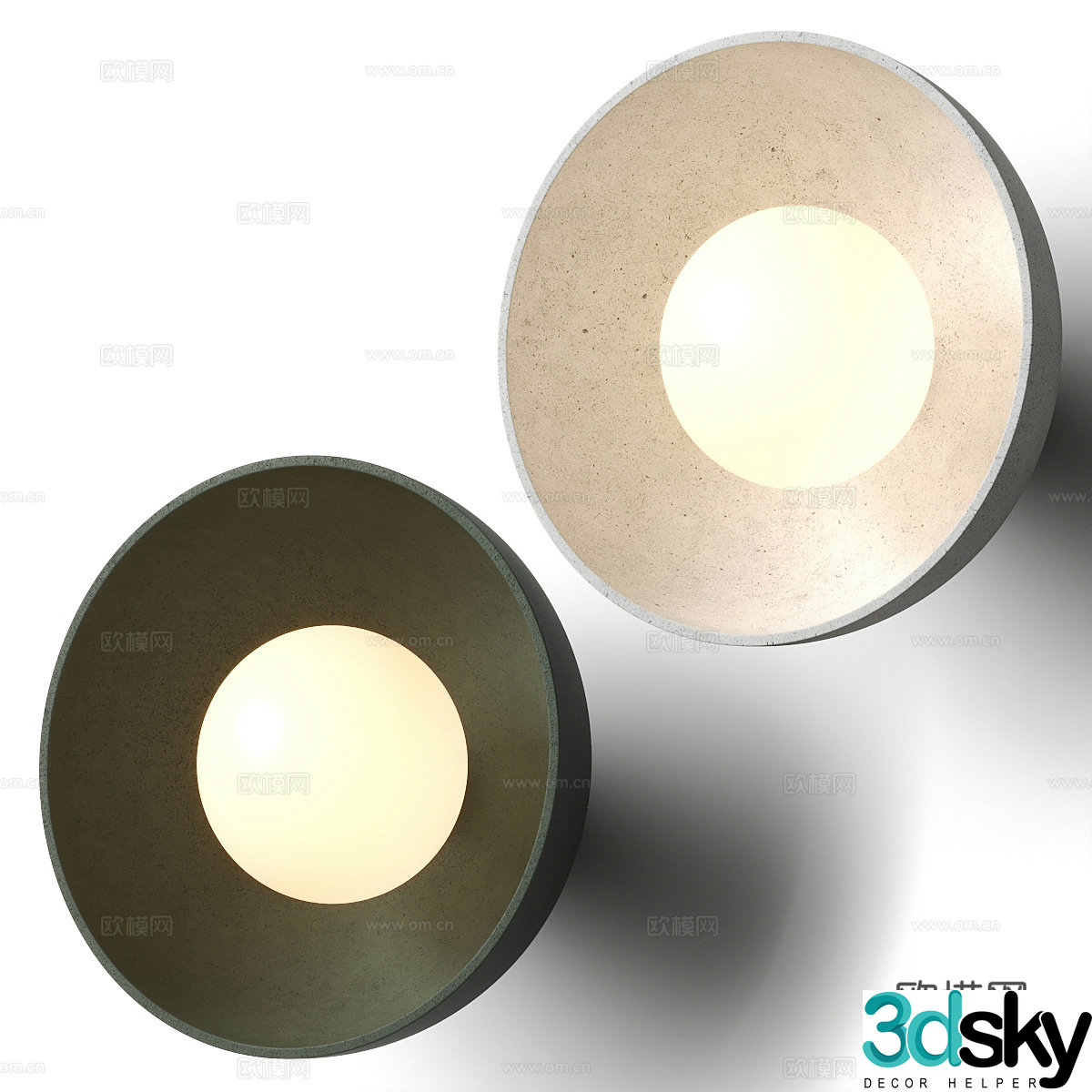 New Chinese style wall lamp 3d model