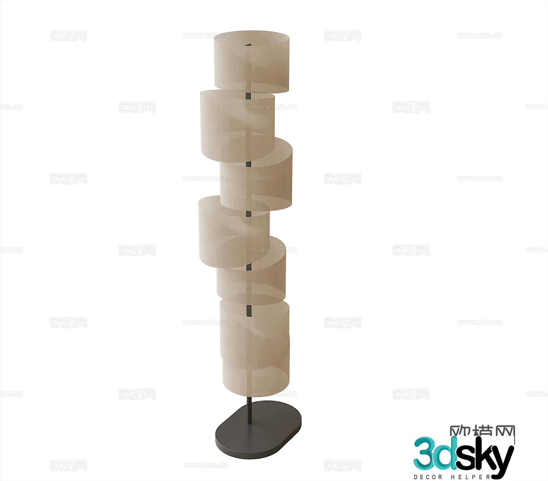 Creative floor lamp artistic floor lamp 3d model