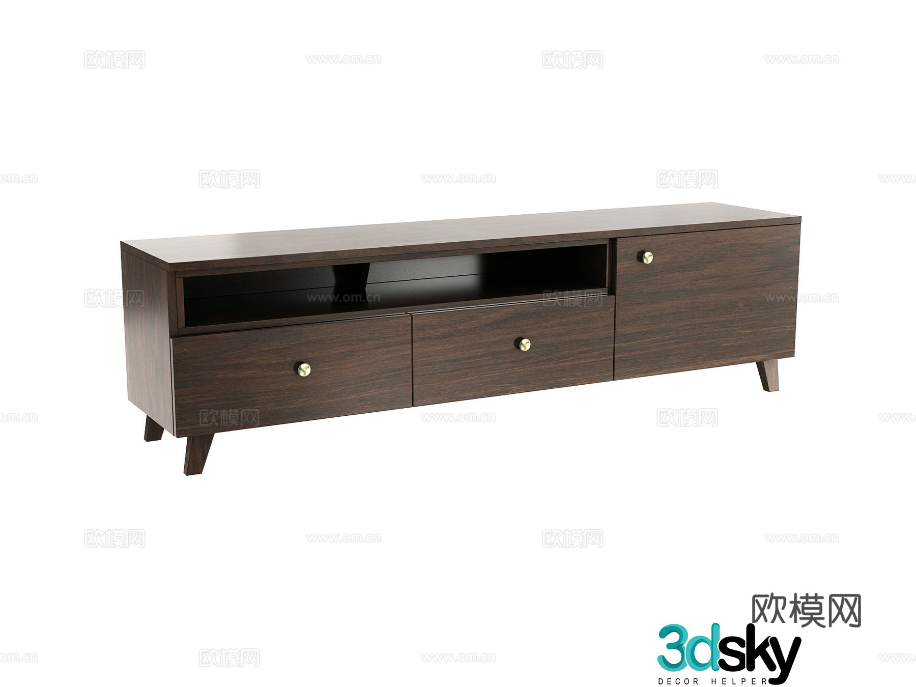 TV cabinet 3d model