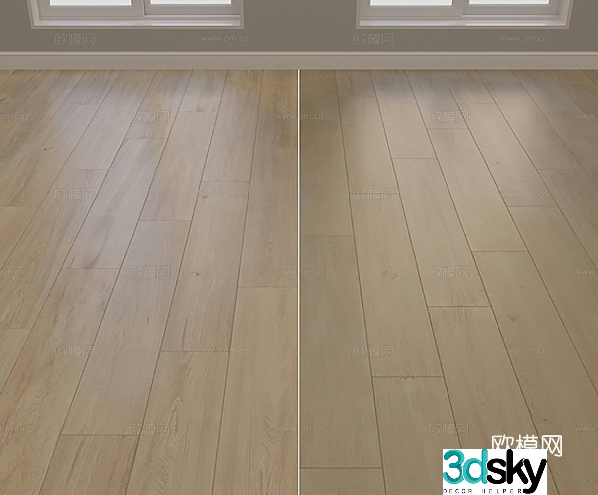 floor wooden floor 3d model