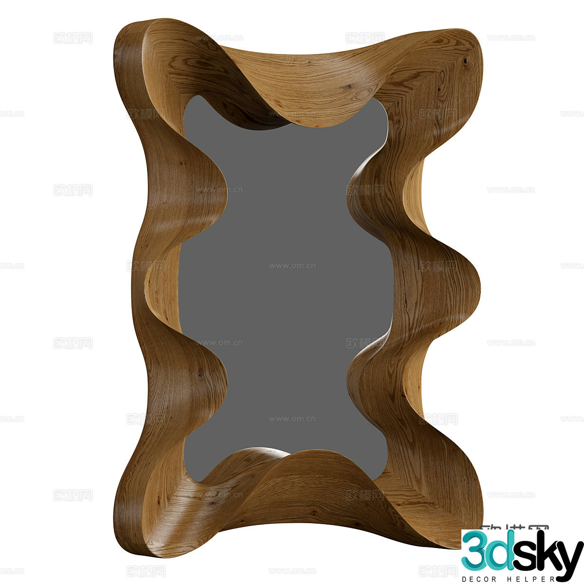 Mirror special shaped mirror full body mirror 3d model