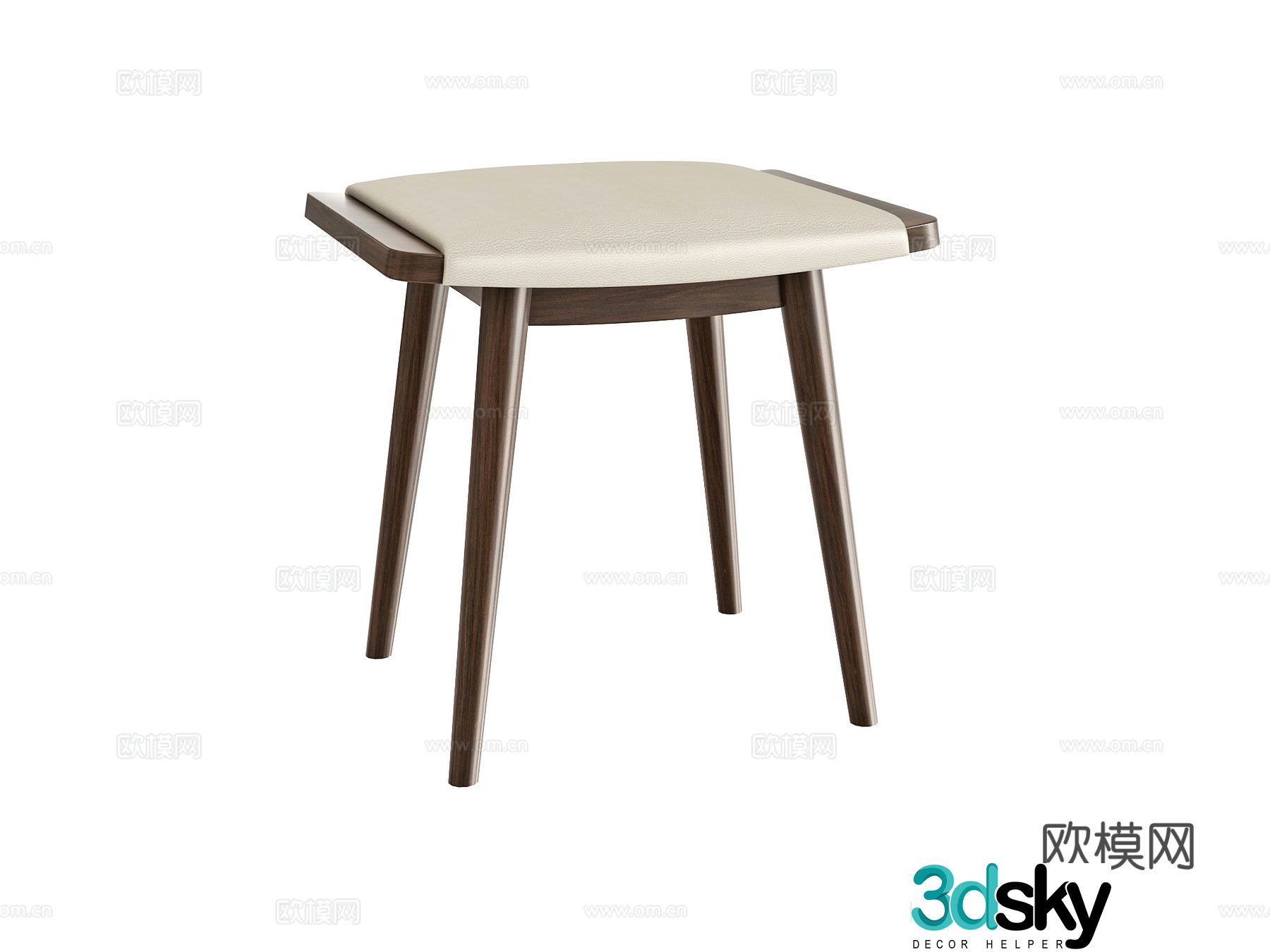 Stool makeup stool 3d model