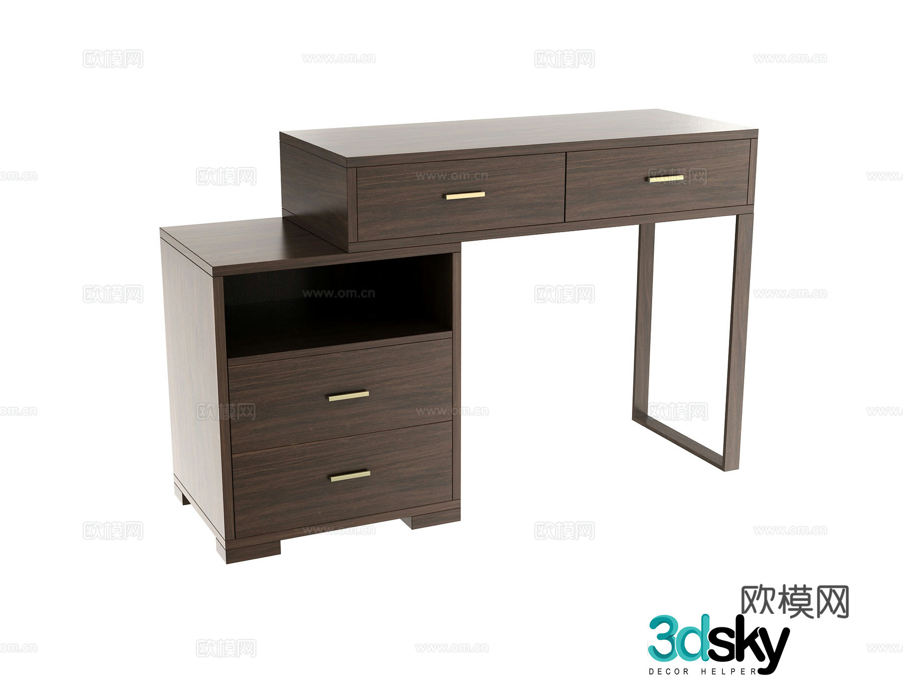 desk 3d model