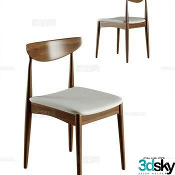 Modern chair single chair 3d model