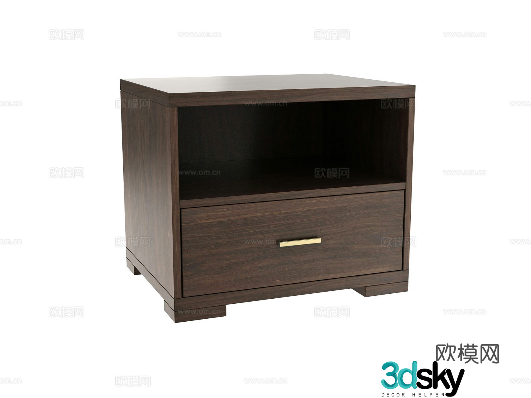 bedside table 3d model
