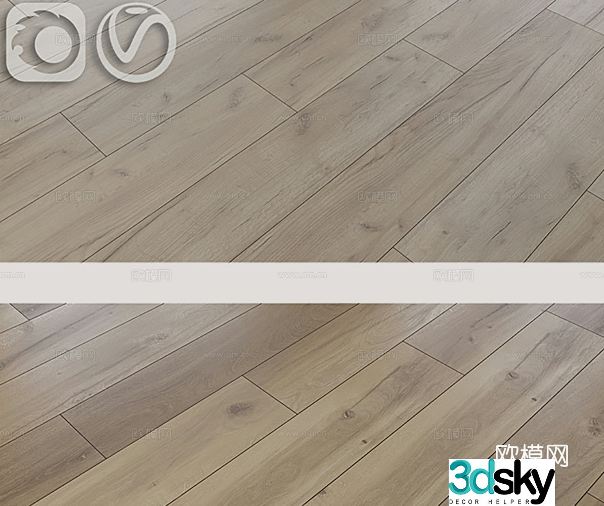 Original wood floor wood floor 3d model