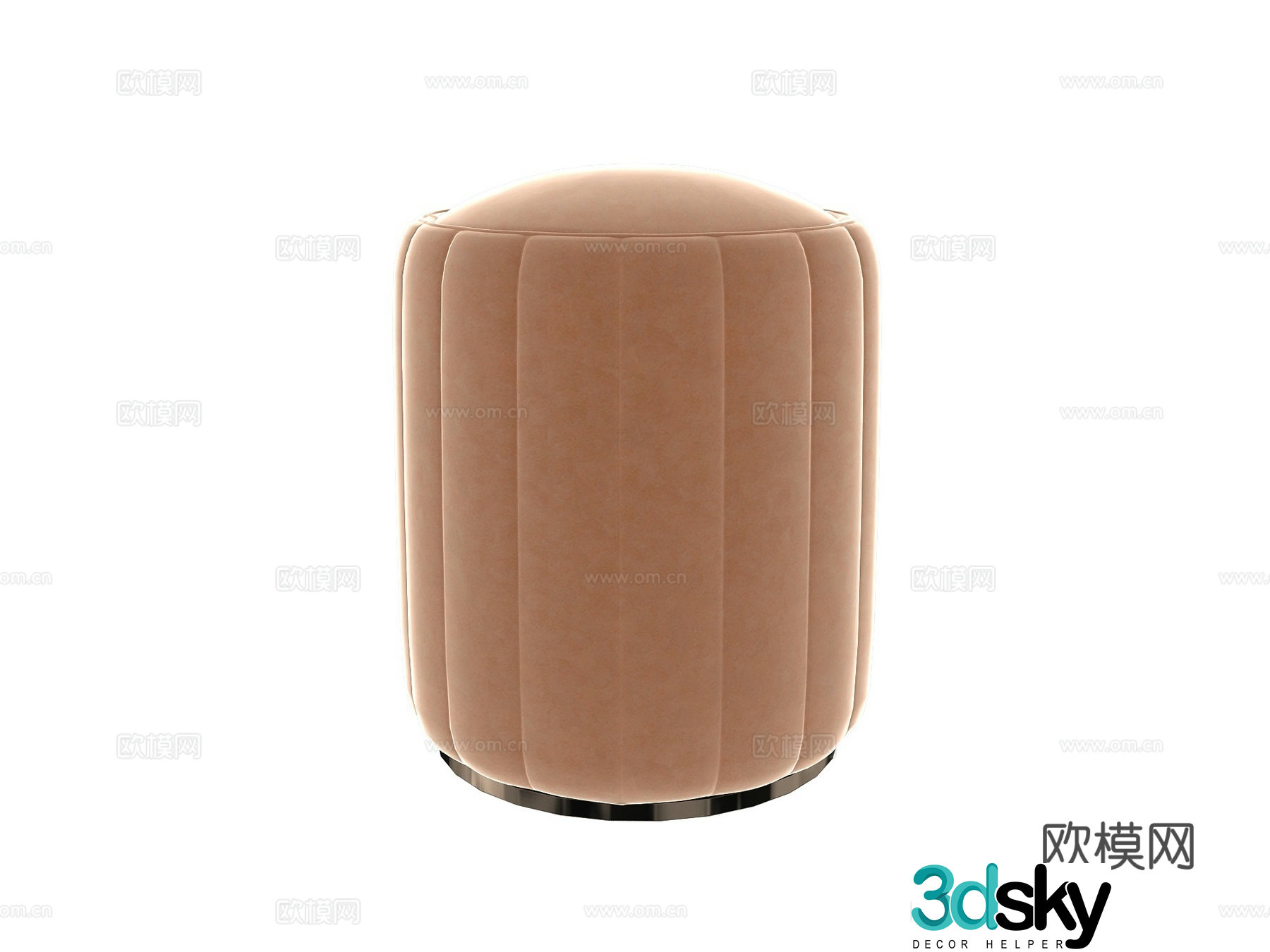 Stool sofa stool makeup stool 3d model