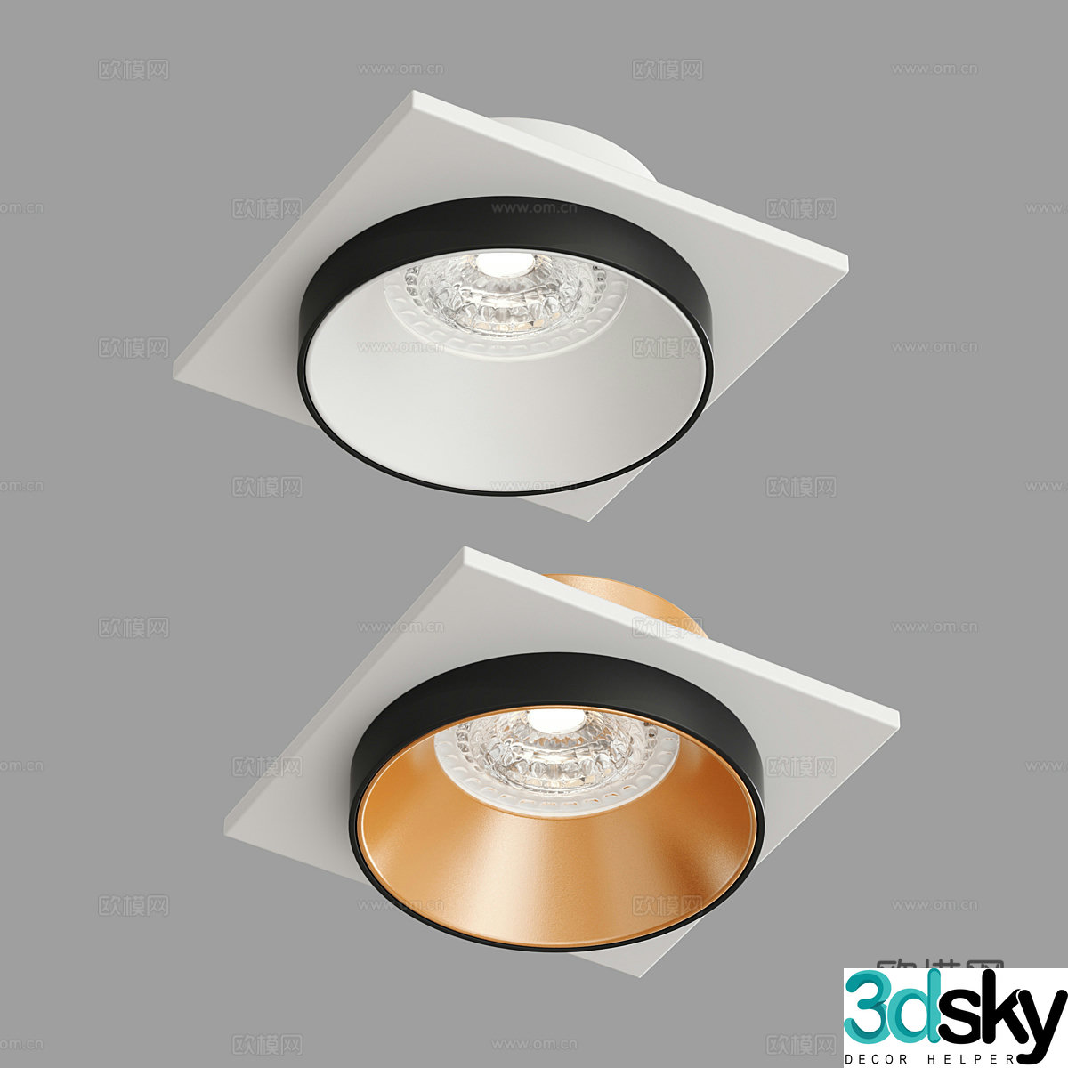 modern downlight spotlight exhibition downlight exhibition spotlight 3d model