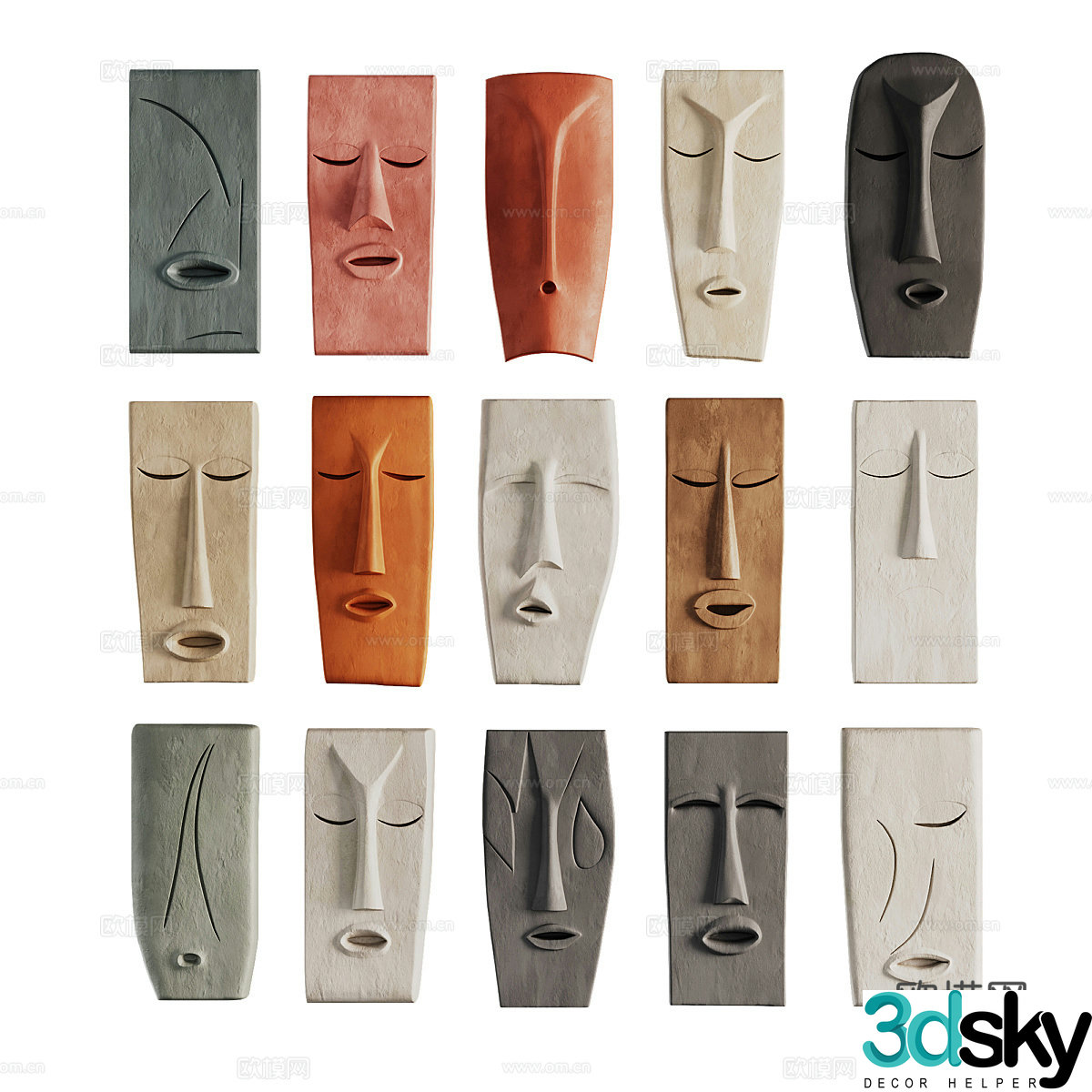 Medieval style wall decoration pendant 3D model