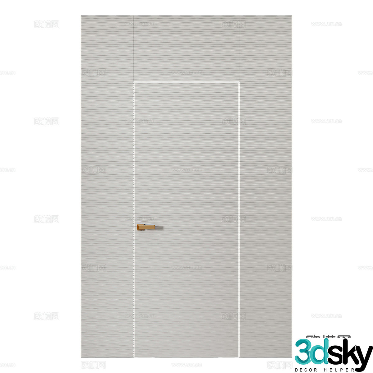 Entrance door gate 3d model
