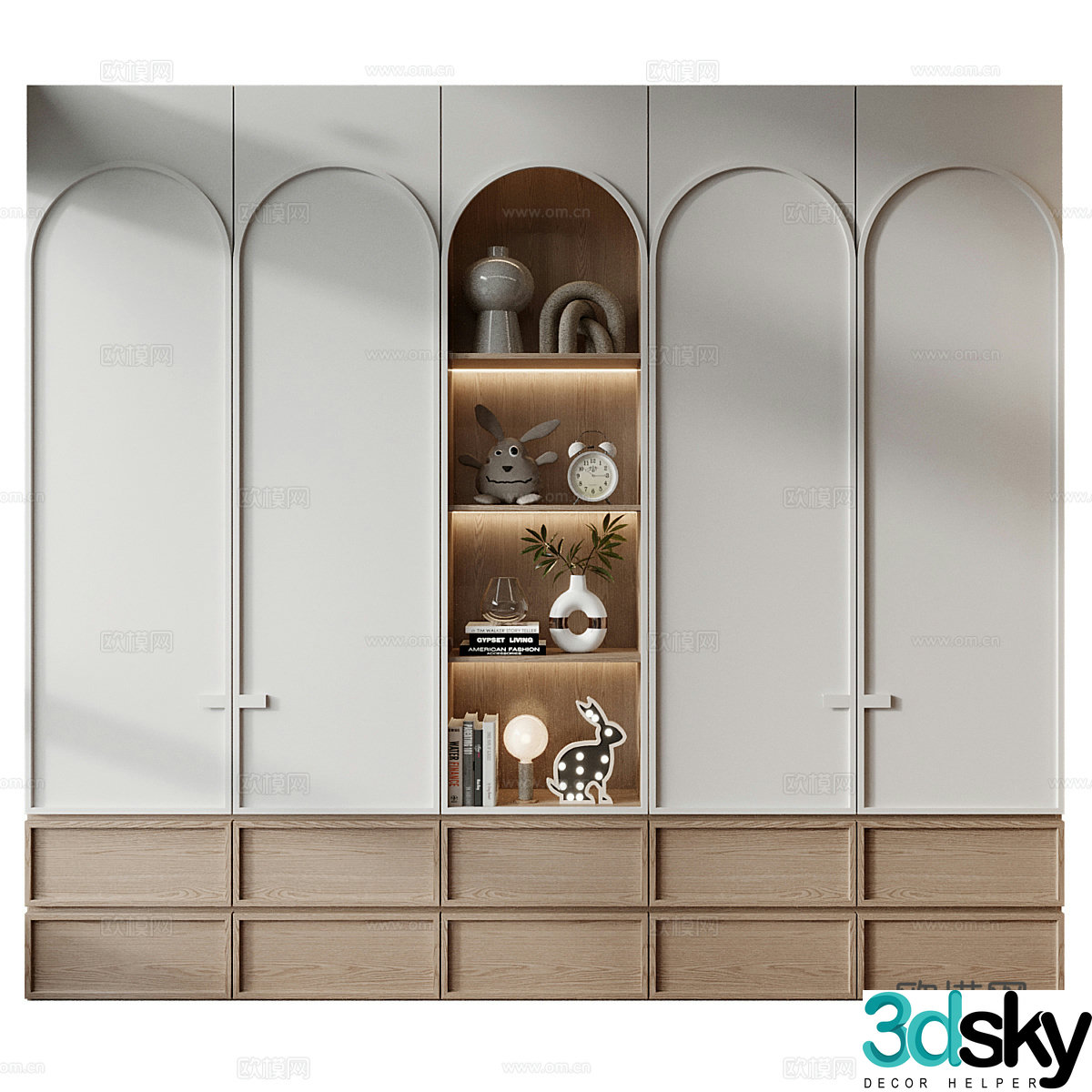 Children’s wardrobe 3d model