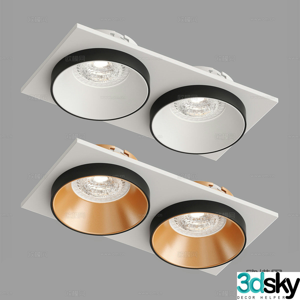 Modern simple downlight spotlight exhibition downlight exhibition spotlight 3d model