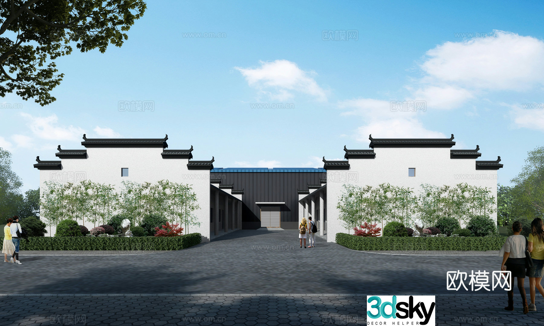 Chinese ancient building 3D model