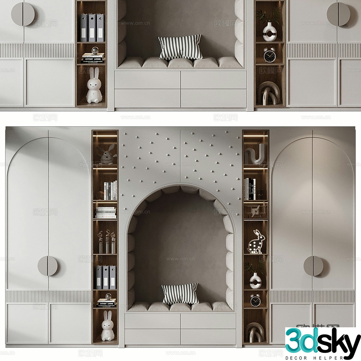 Children’s deck wardrobe 3D model