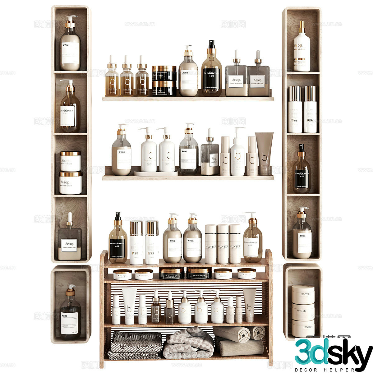 Toiletries Toiletries Set 3D Model