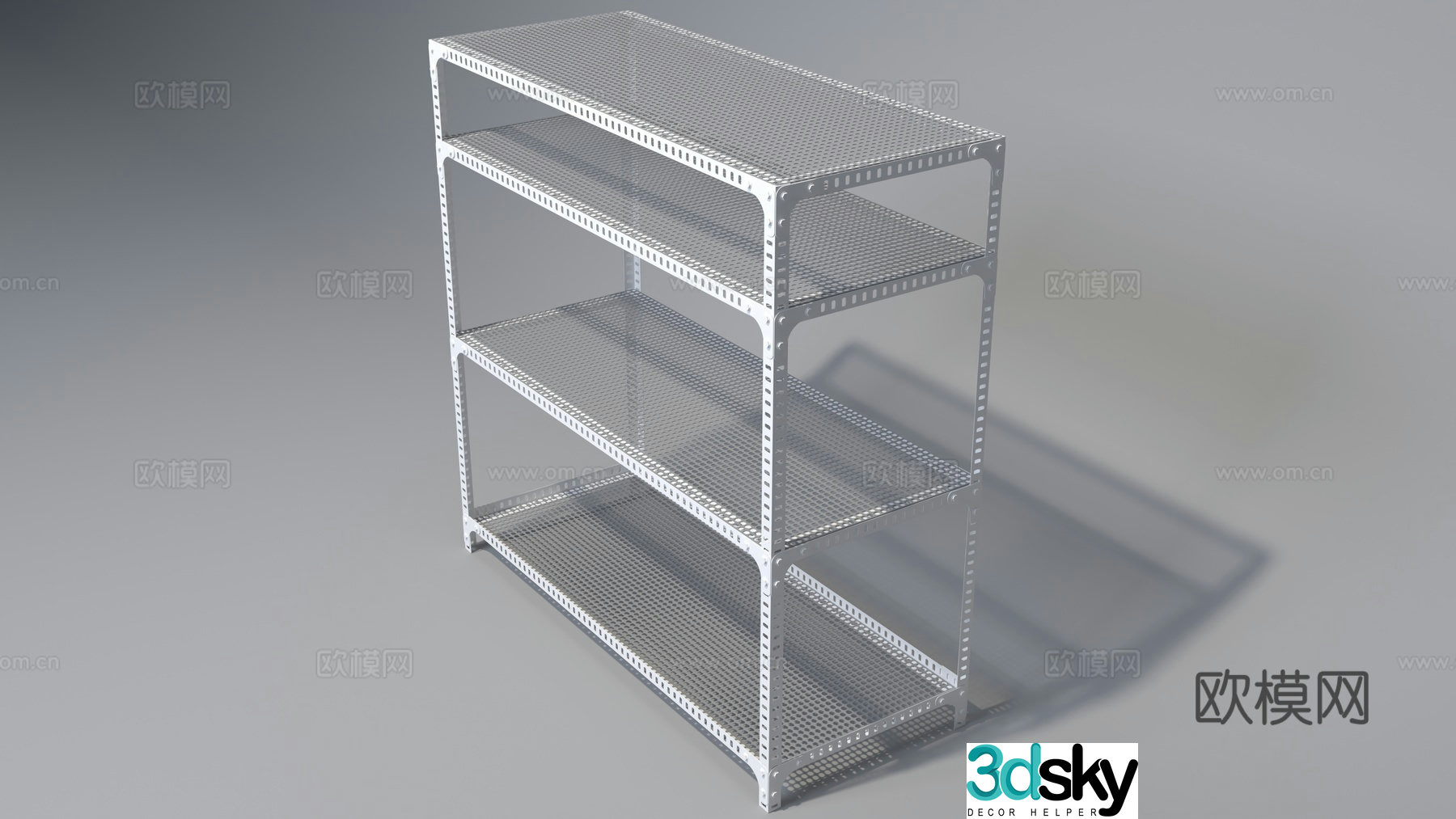 kitchen shelf 3d model