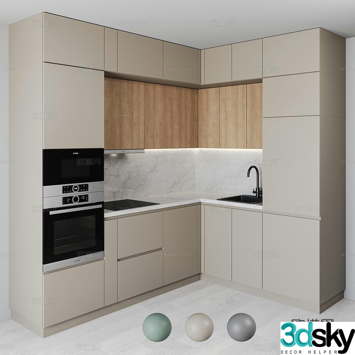 Modern cabinet 3d model