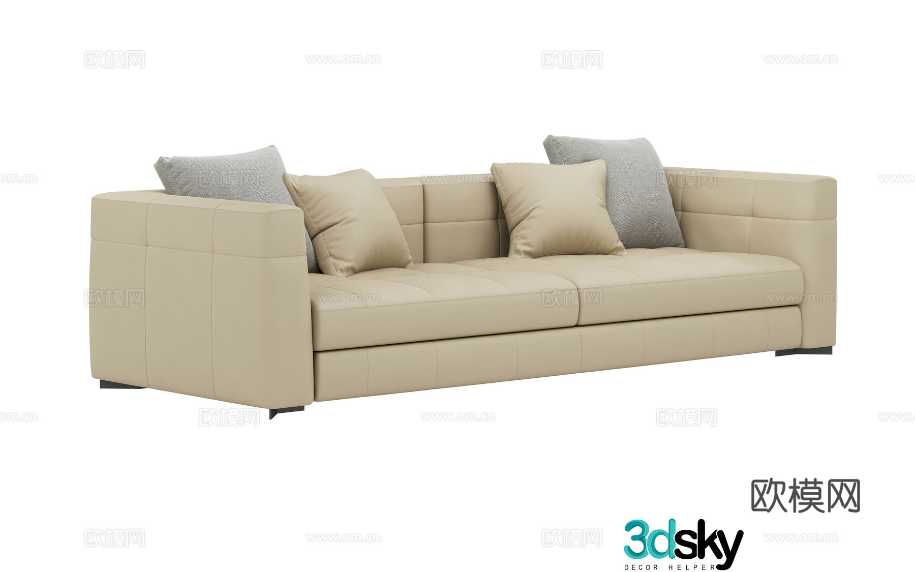 Modern love sofa 3d model
