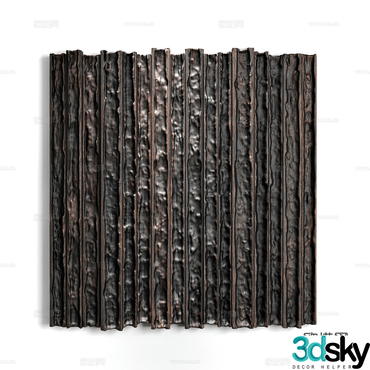 Wabi-sabi wall decoration pendant 3d model