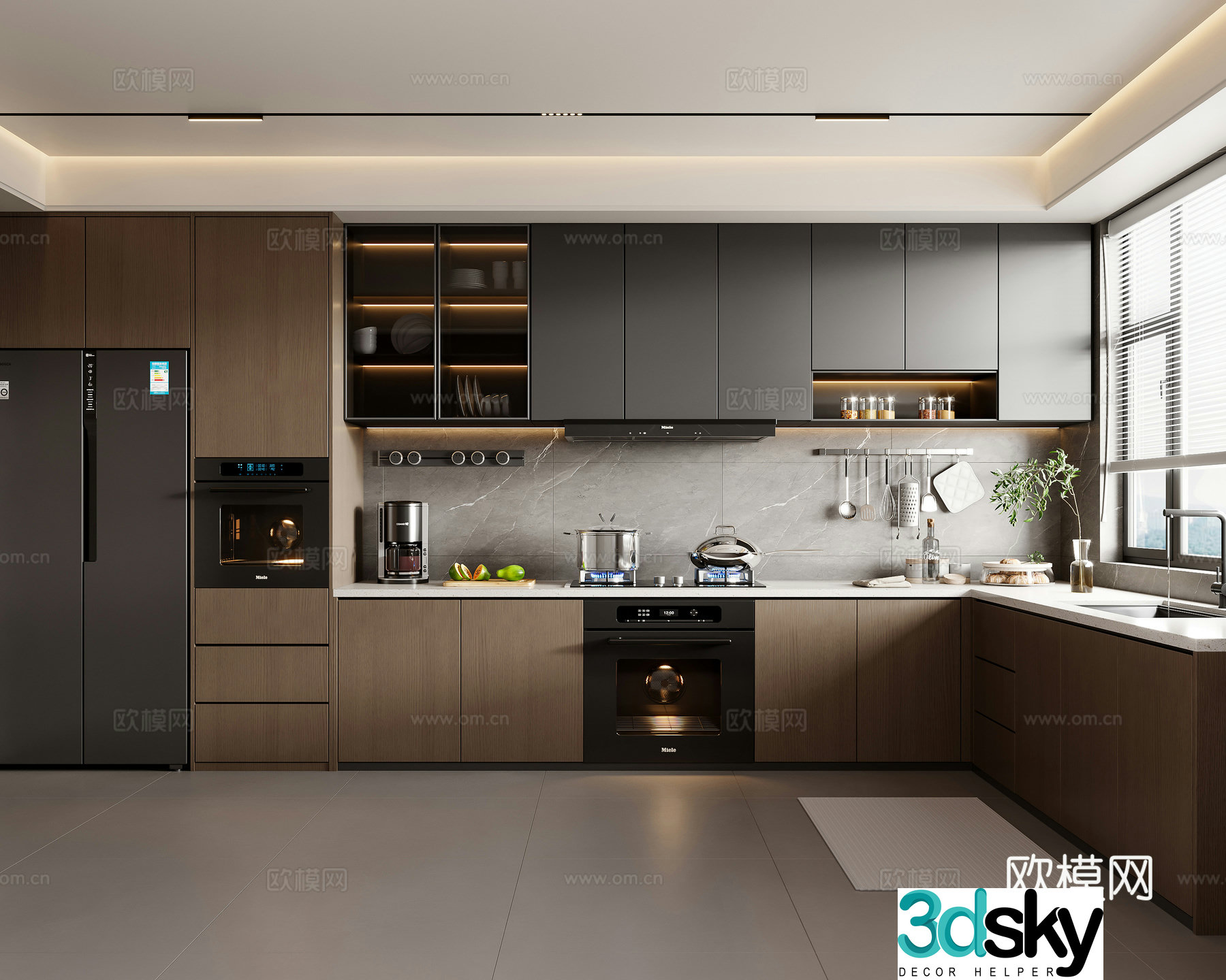 Italian kitchen 3d model