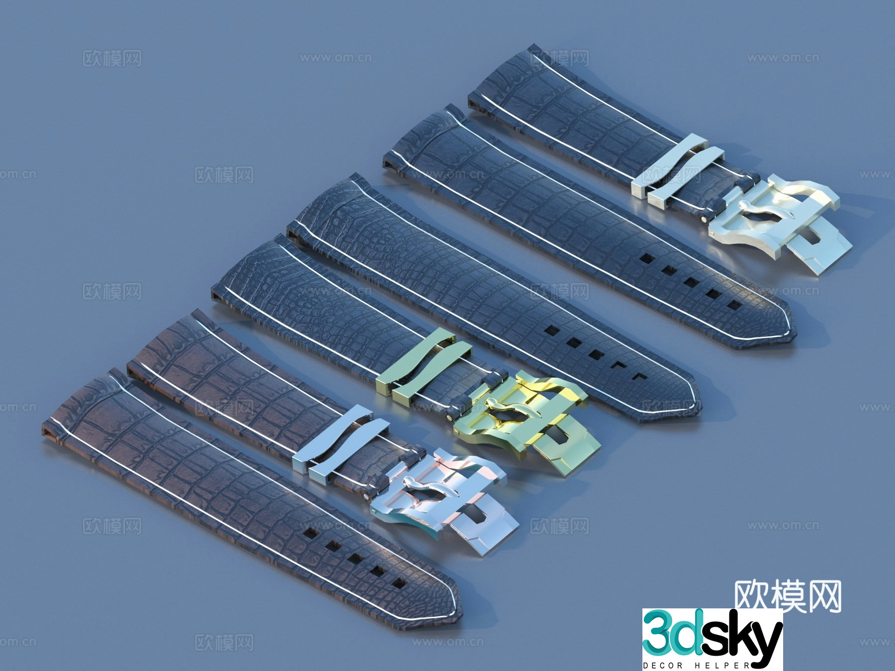 Watch strap watch strap 3d model