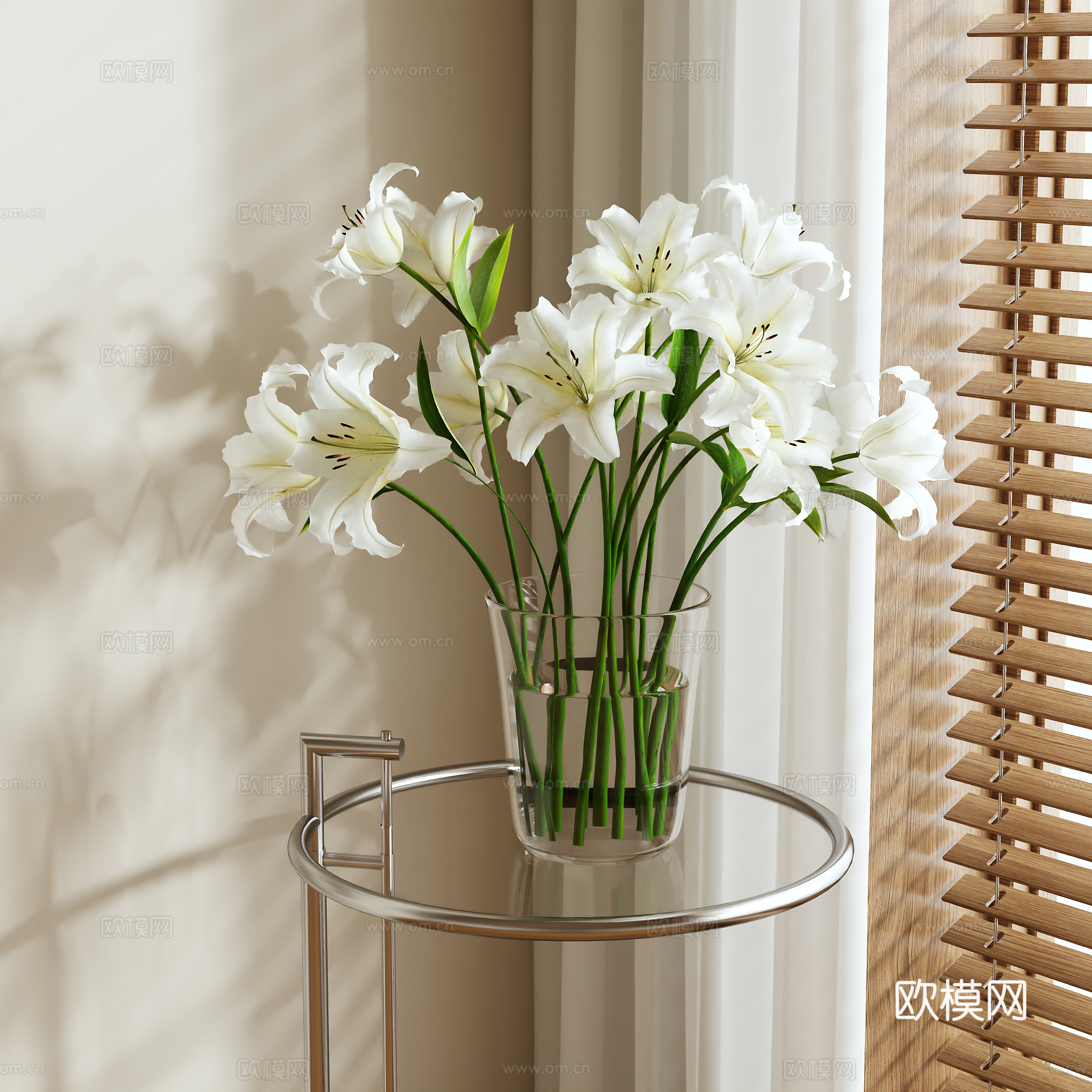 vase floral arrangement flowers flower arrangement 3d model